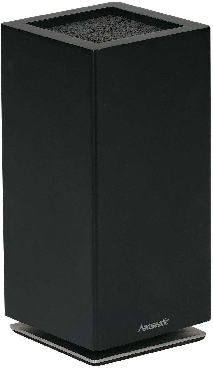 Hanseatic Magnet-Messerblock hanseatic PREMIUM, Ножиblock aus Holz (1tlg), elegantes Design, herausnehmbarer Borsteneinsatz, 360-Grad-drehbar