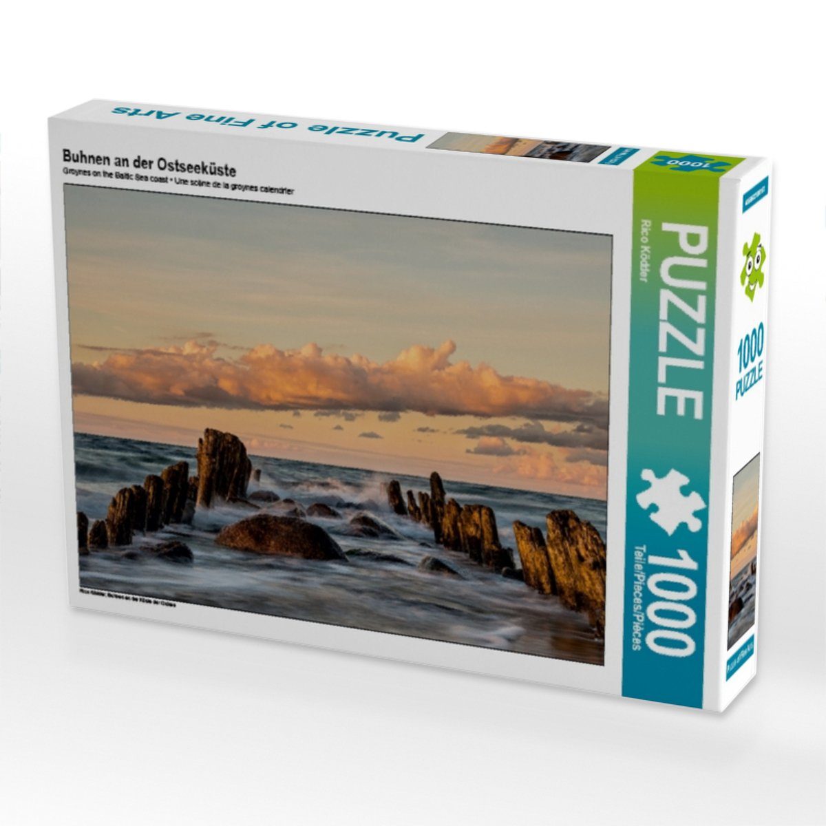 CALVENDO Puzzle CALVENDO Puzzle Buhnen Bild 48 x an von Puzzleteile der Foto-Puzzle Teile Ostseeküste cm 1000 Lege-Größe 64 Ködder, 1000 Rico