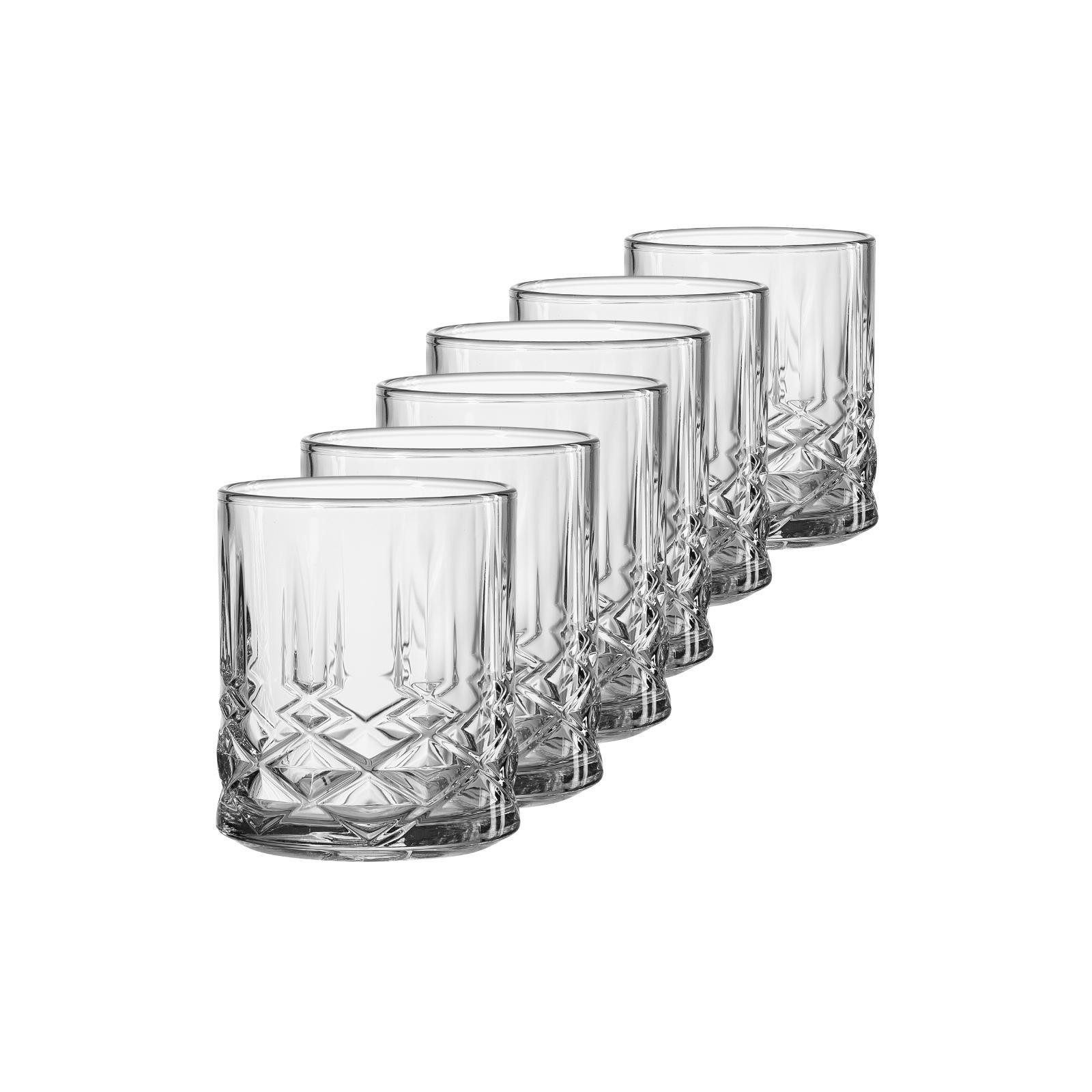 Ritzenhoff & Breker Whiskyglas Capri Whiskybecher-Set 6er Set, 6-tlg., Glas