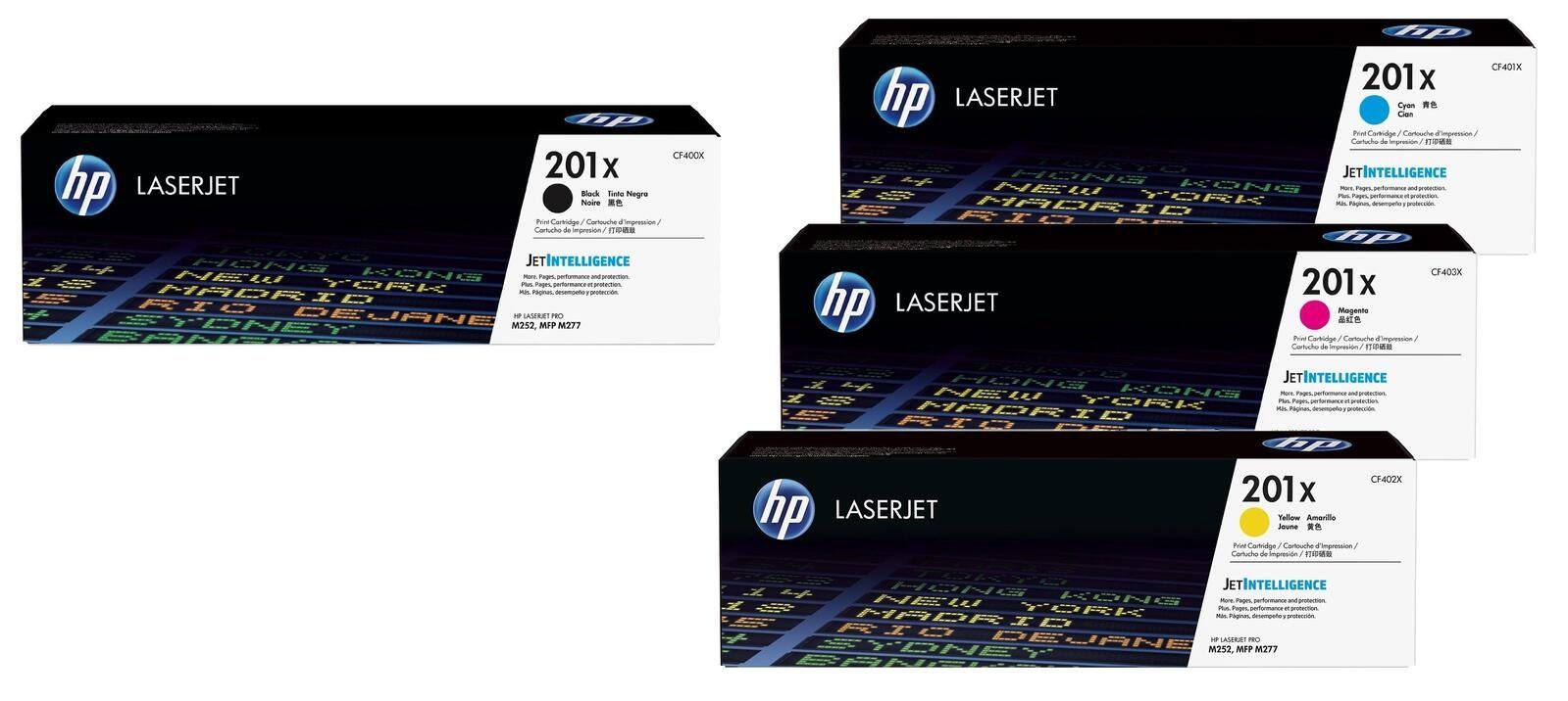 Tonerkartusche HP 201X 4er Set
