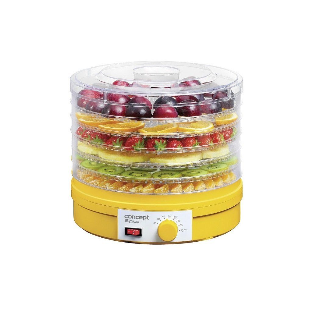 Concept Dörrautomat SO1015 245,00 W, Dörrautomat mit 6 Etagen und Temperaturregler