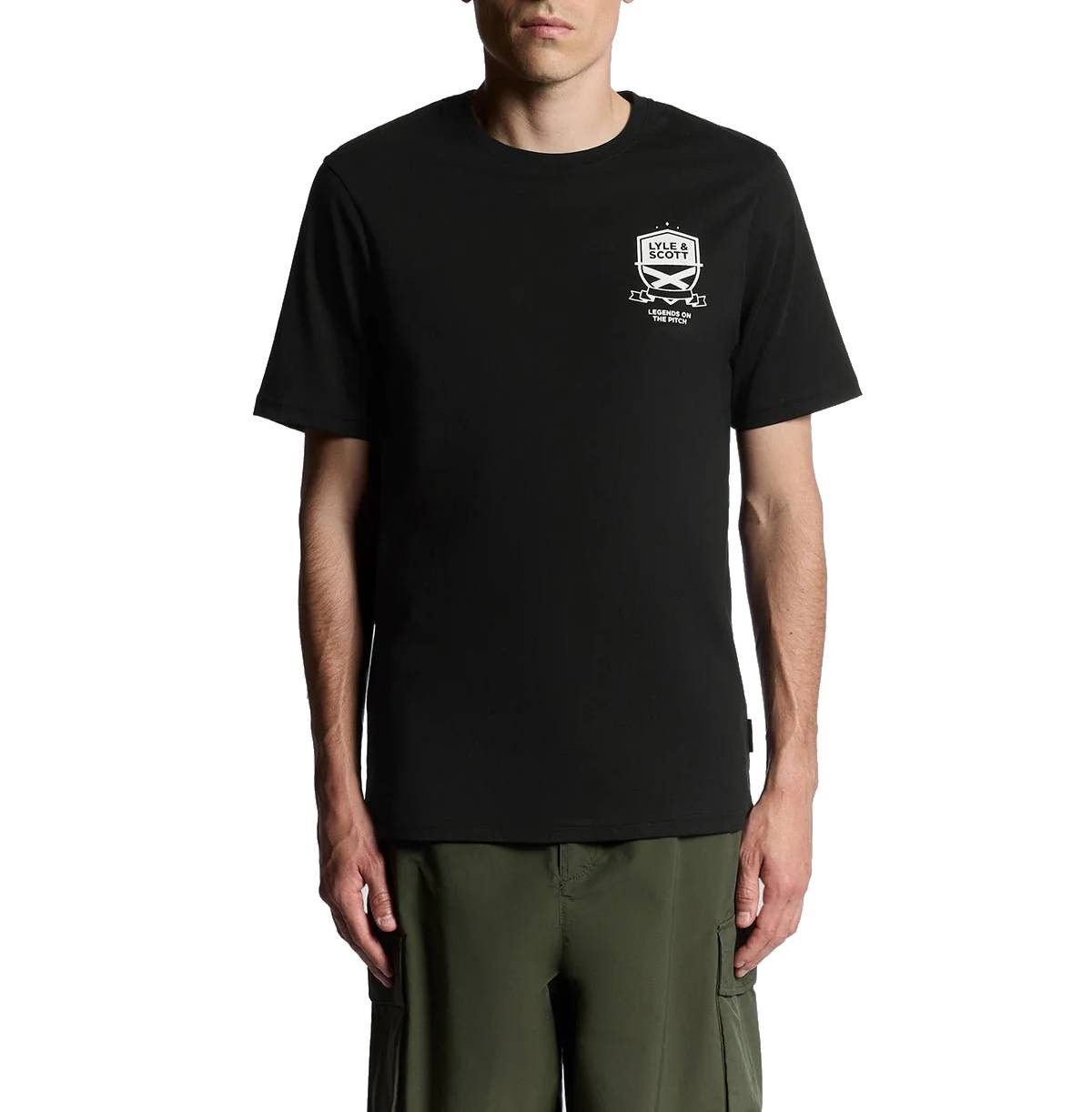 Lyle & Scott T-Shirt T-Shirt Lyle & Scott Legends On The Pitch black