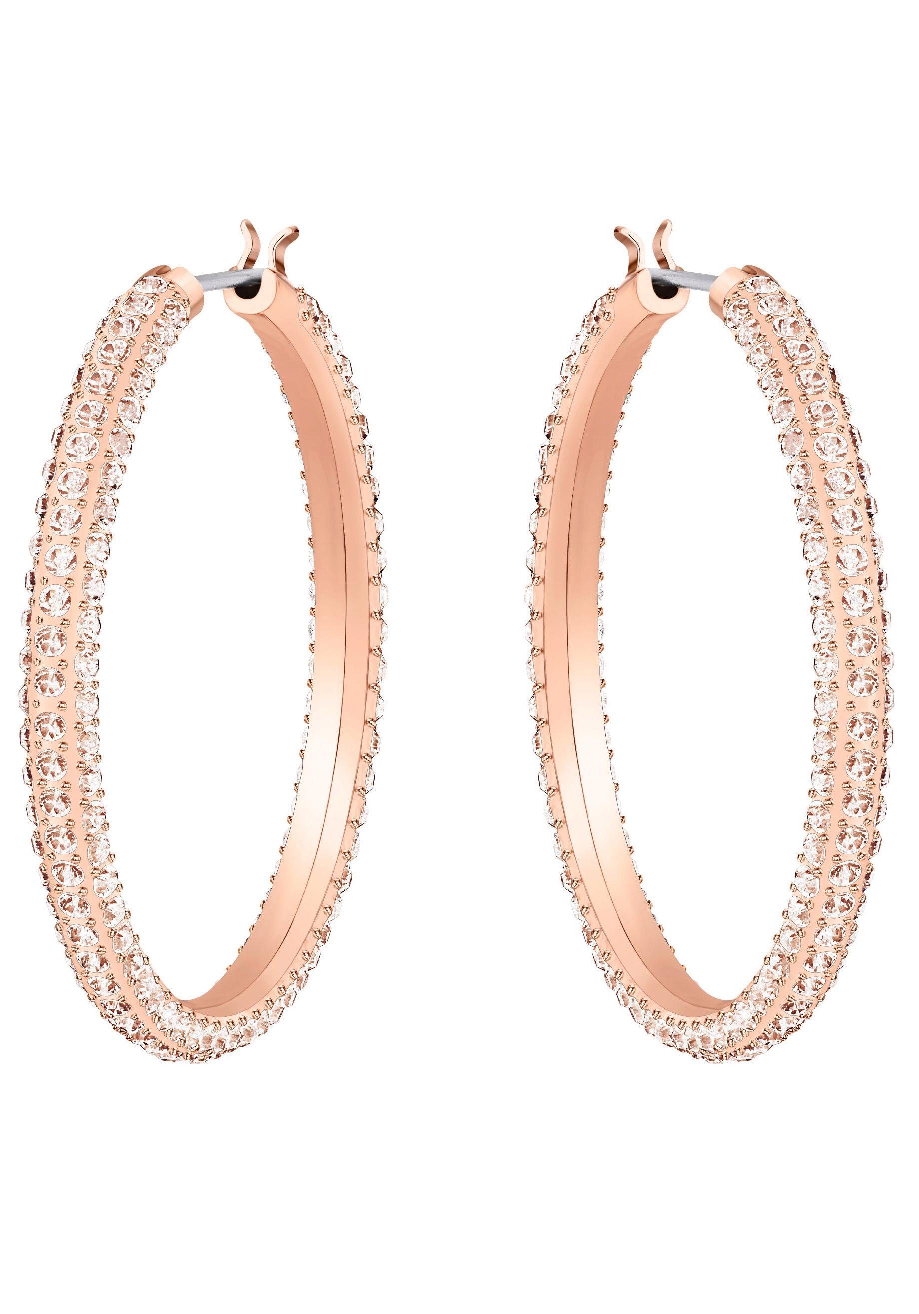 Swarovski Paar Серьги-кольца Dextera Round, mit Swarovski® Kristall