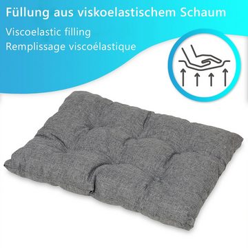 NYVI Hundekorb Hundebett NYVIPet Marti Hundekorb Hundesofa, Polyester, mit Viskoelastischem Hundekissen - Für Kleine & Mittlere Hunde