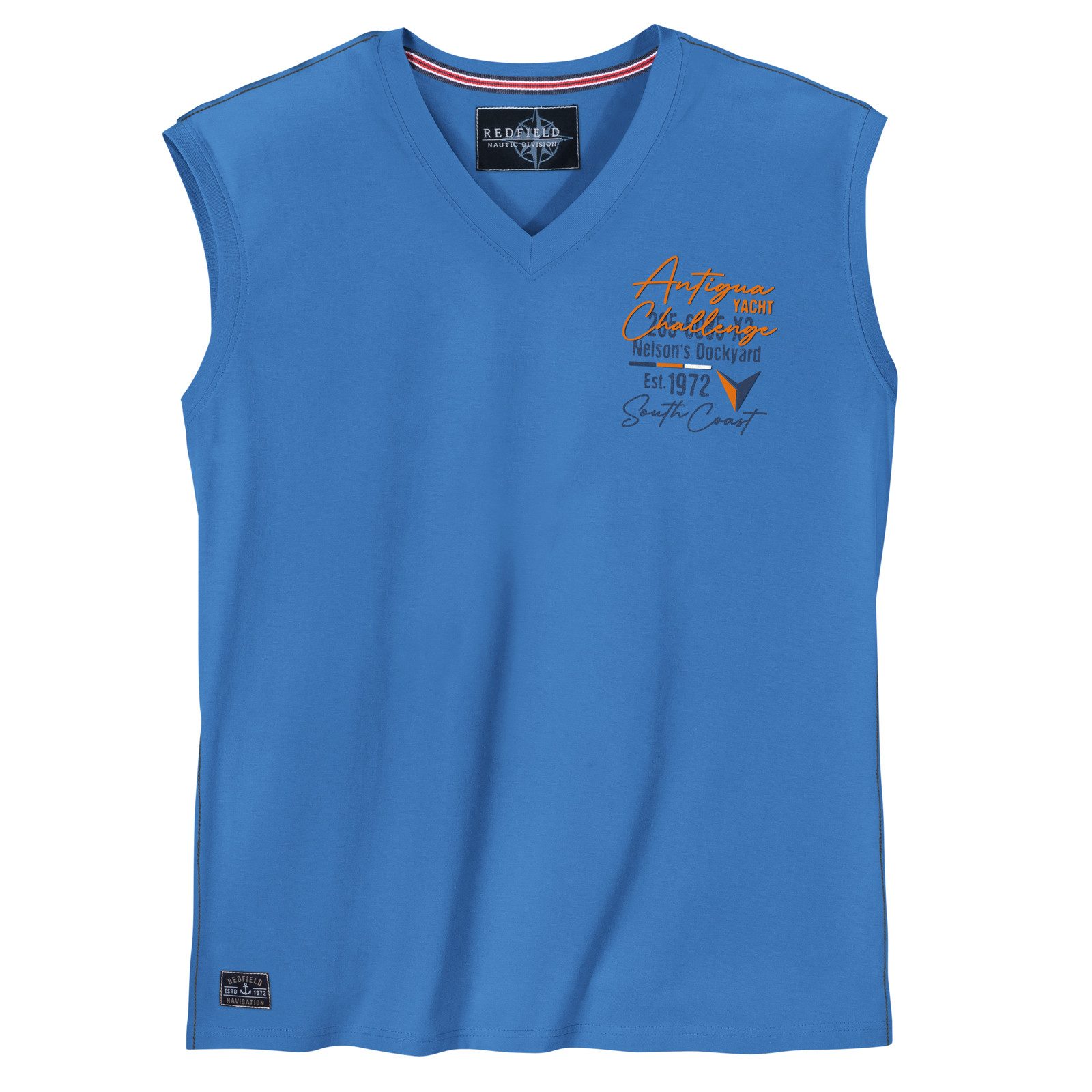 redfield Muscleshirt Redfield Übergrößen Muskelshirt maritim blau günstig online kaufen