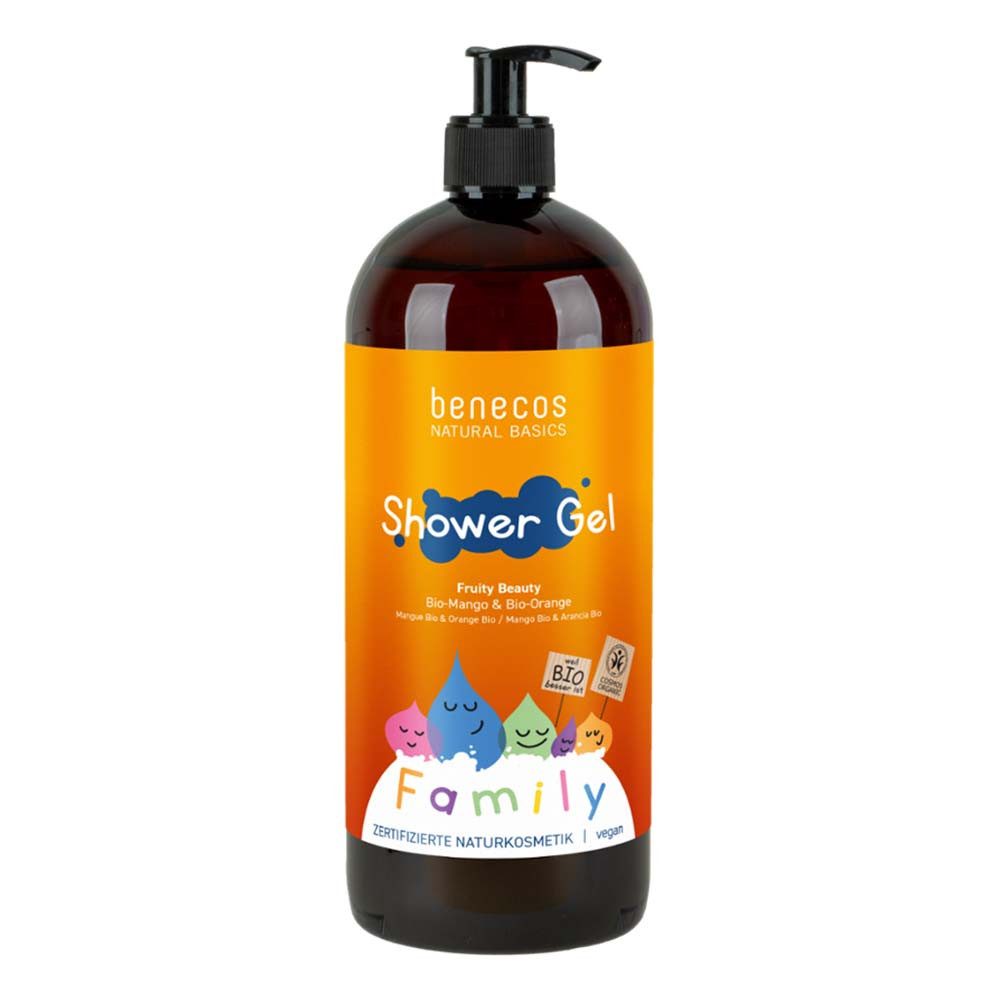 Benecos Duschgel Family Shower Gel - Fruity Beauty Mango & Orange 950ml
