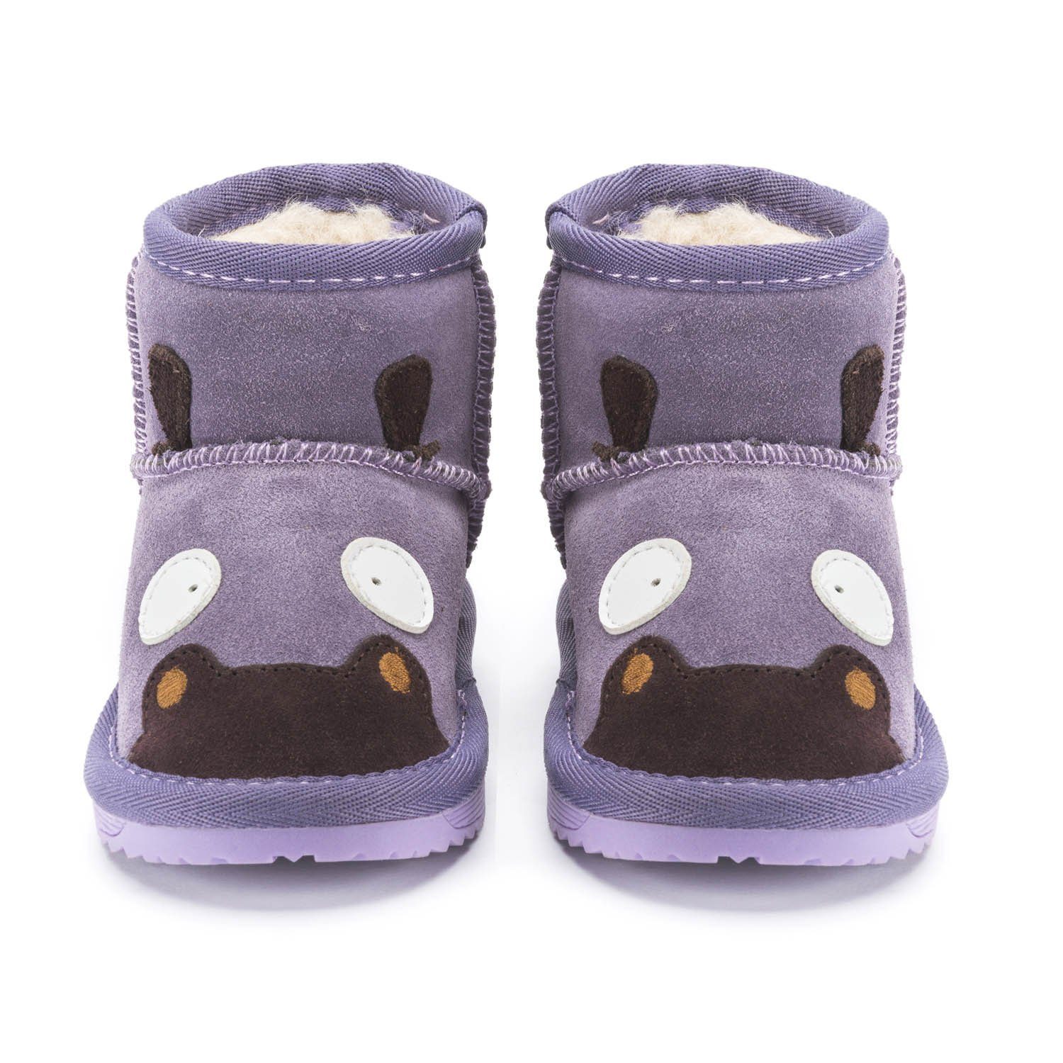 Snugs SNUGS Lammfell Stiefel Kinder - Warm und bequem Winterstiefel Kinder Winterstiefel (Wild-Leder Stiefel, Lammfell Schuhe) Stiefel für Kinder