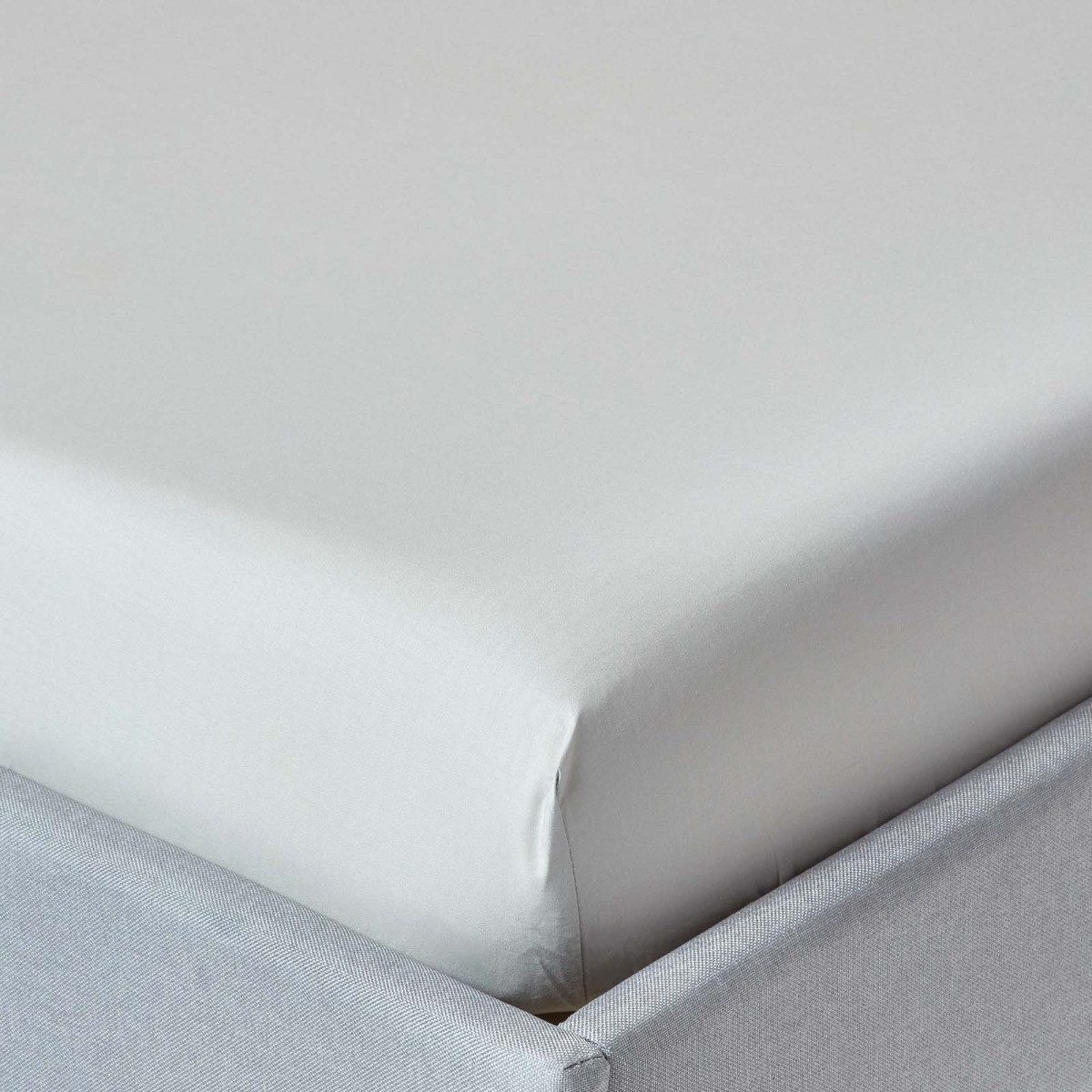 Homescapes Spannbettlaken Spannbettlaken silbergrau ägyptische Baumwolle, günstig online kaufen