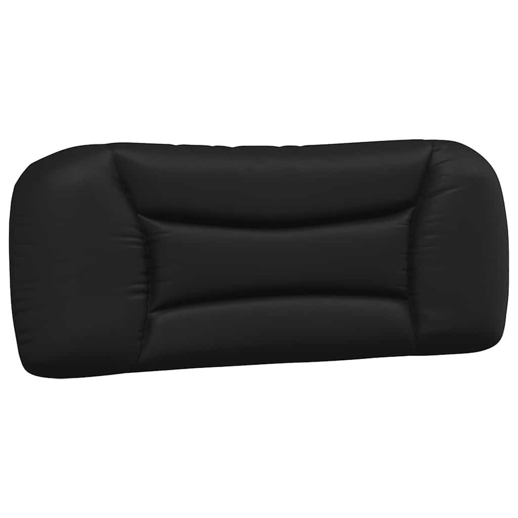 vidaXL Bett Kopfteilkissen "Hvar" Schwarz 100 cm Kunstleder (1-tlg)