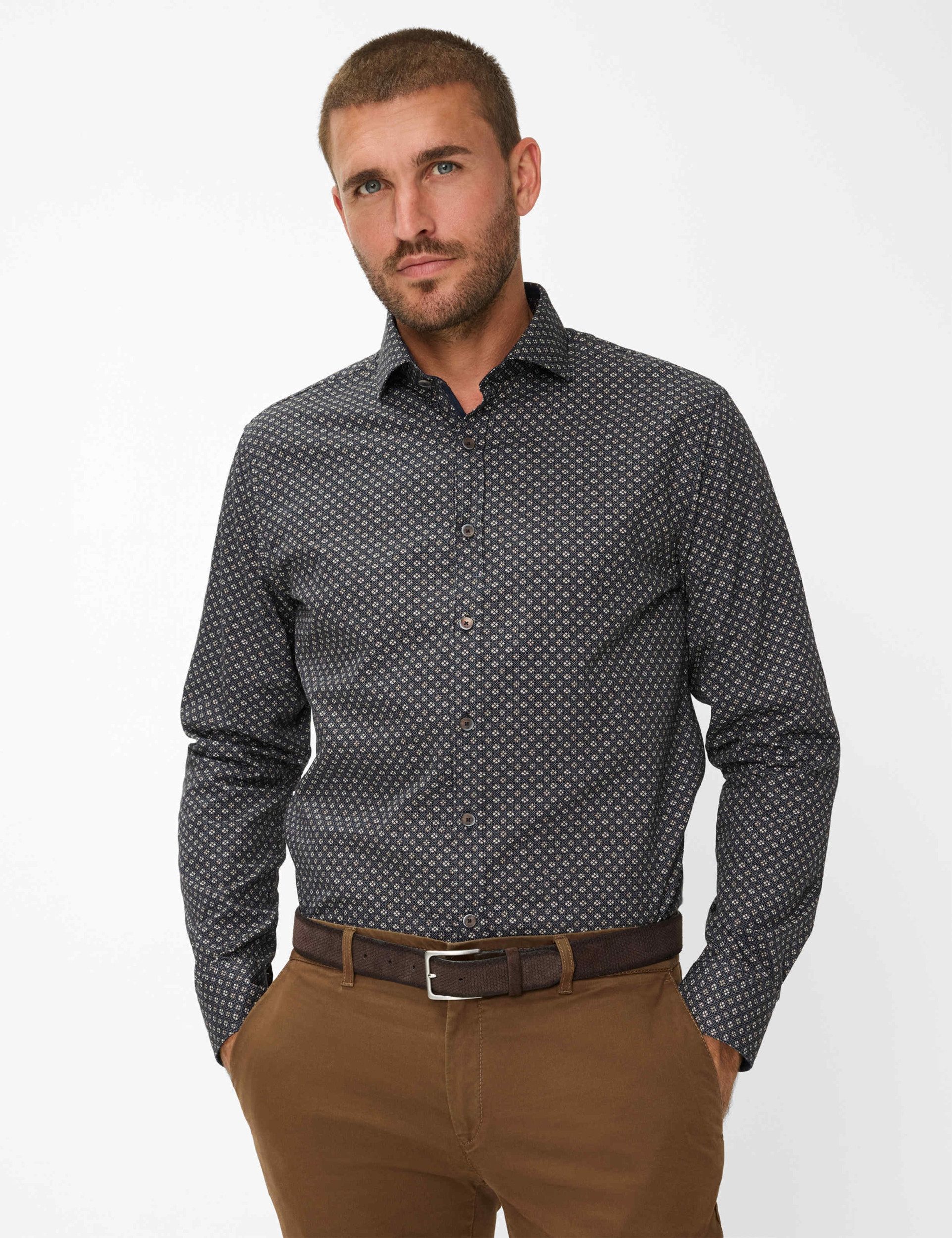 Brax Langarmhemd STYLE.HAROLD P