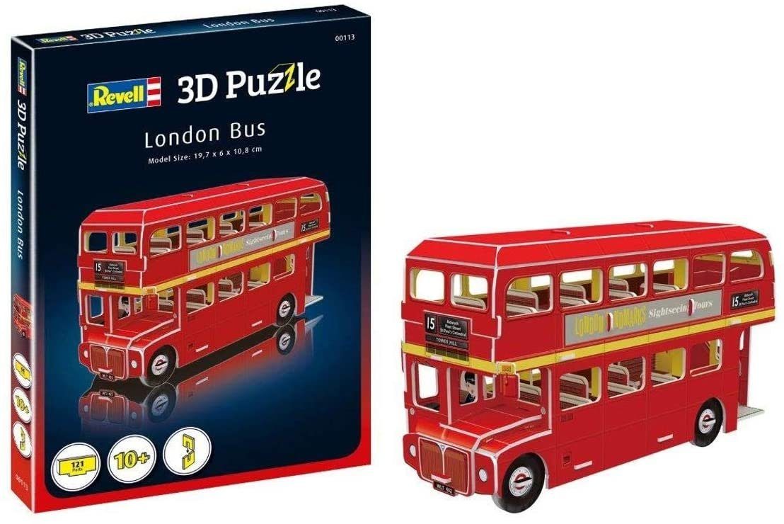 Revell® Puzzle Revell 3D Puzzle: London Bus, 66 Puzzleteile