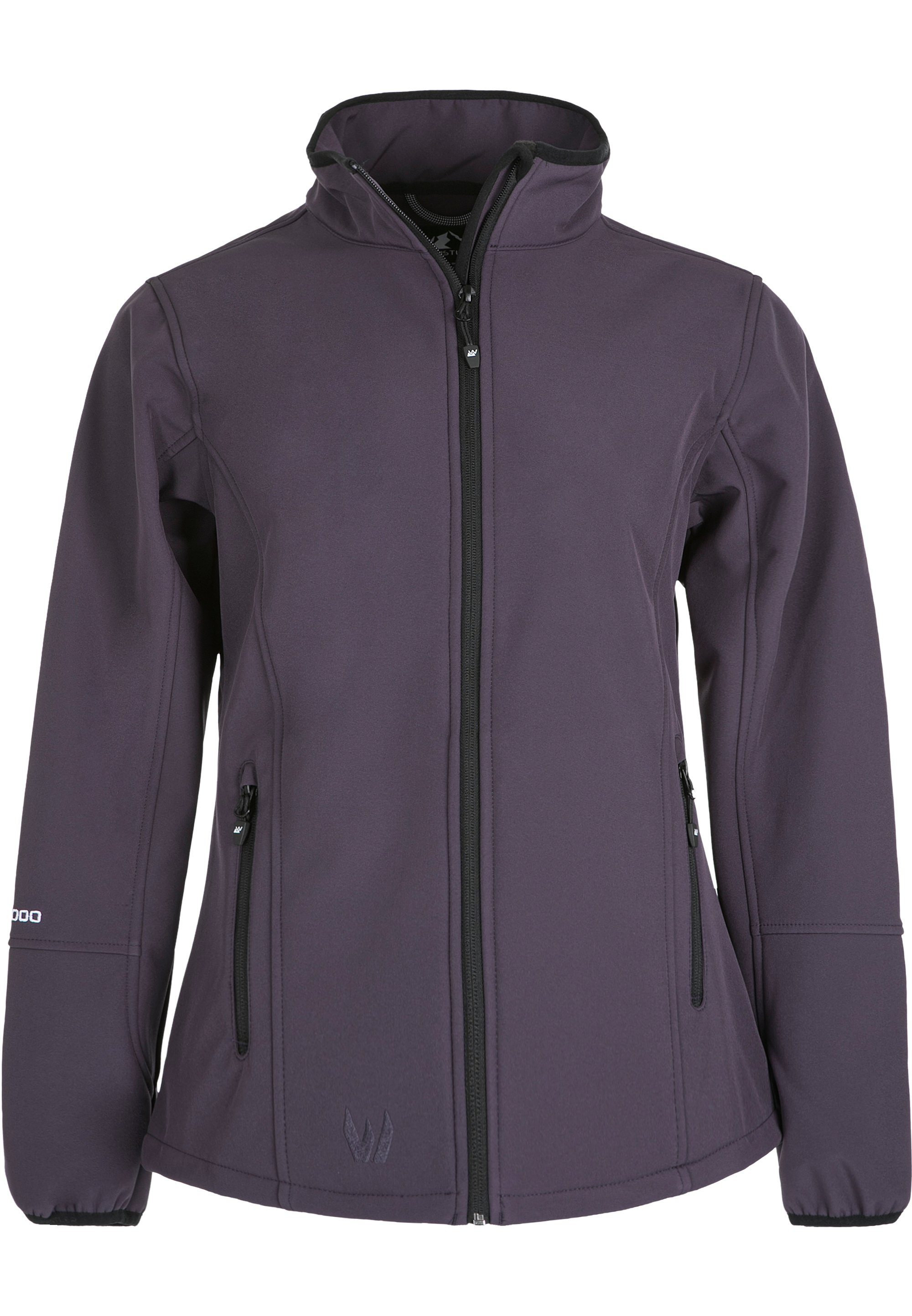 WHISTLER Softshelljacke Covina mit wasser- und winddichtem Funktionsmaterial lila | 