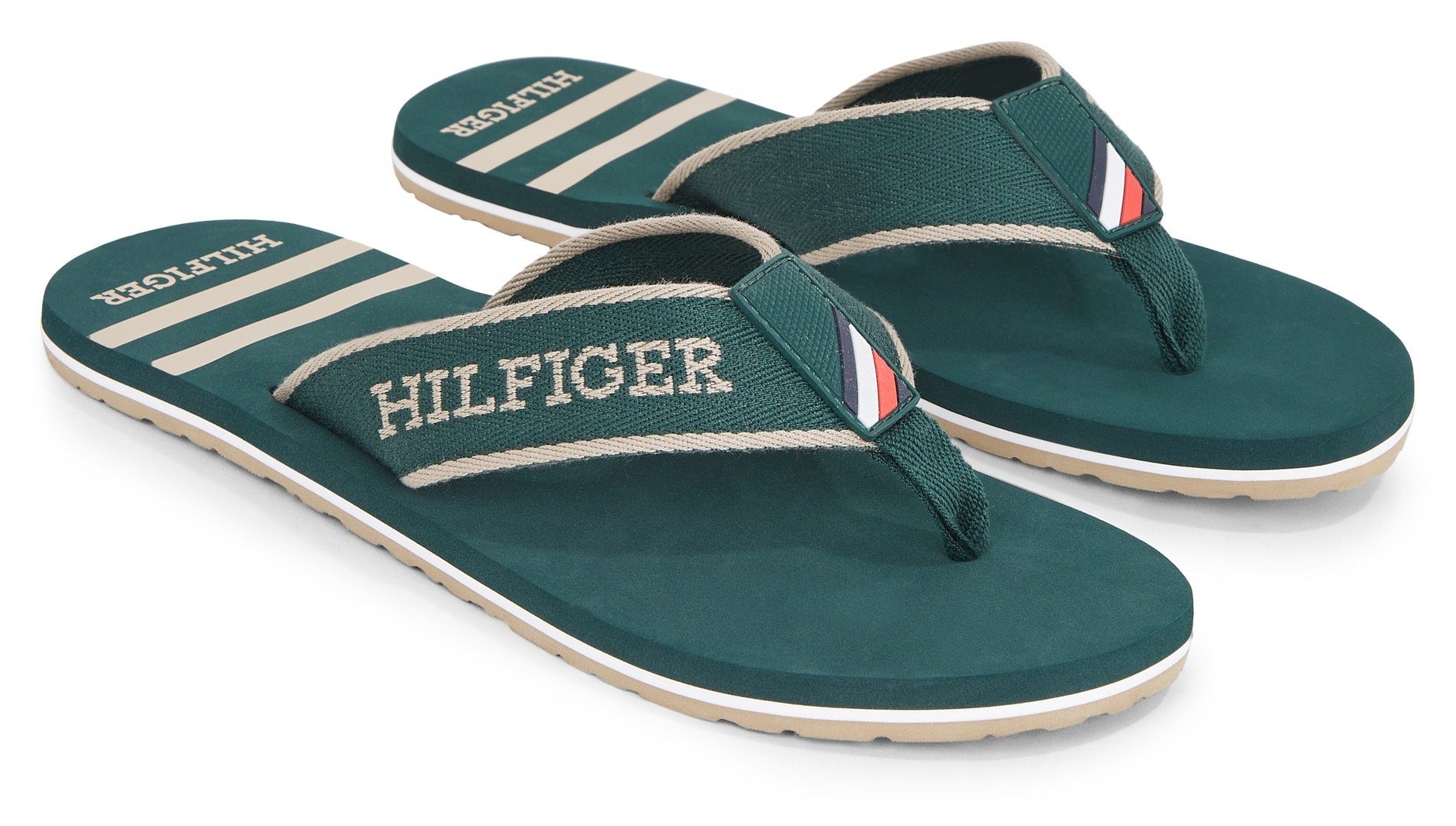 Tommy Hilfiger SPORTY HILFIGER BEACH SANDAL Шльопанці, Sommerschuh, Schlappen, Poolslides, Badeschuh, mit Logoschriftzug