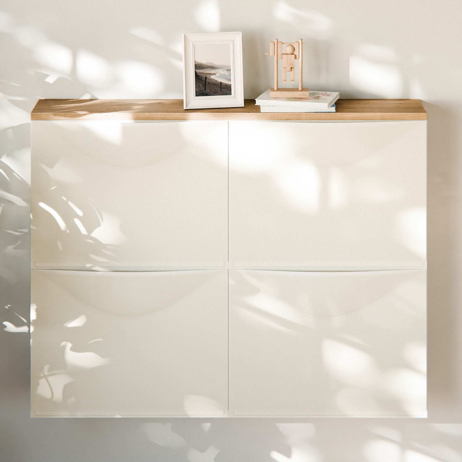 Clutter Cover Abdeckplatte für Trones Schuhschrank, Holzplatte im Stil Eich günstig online kaufen