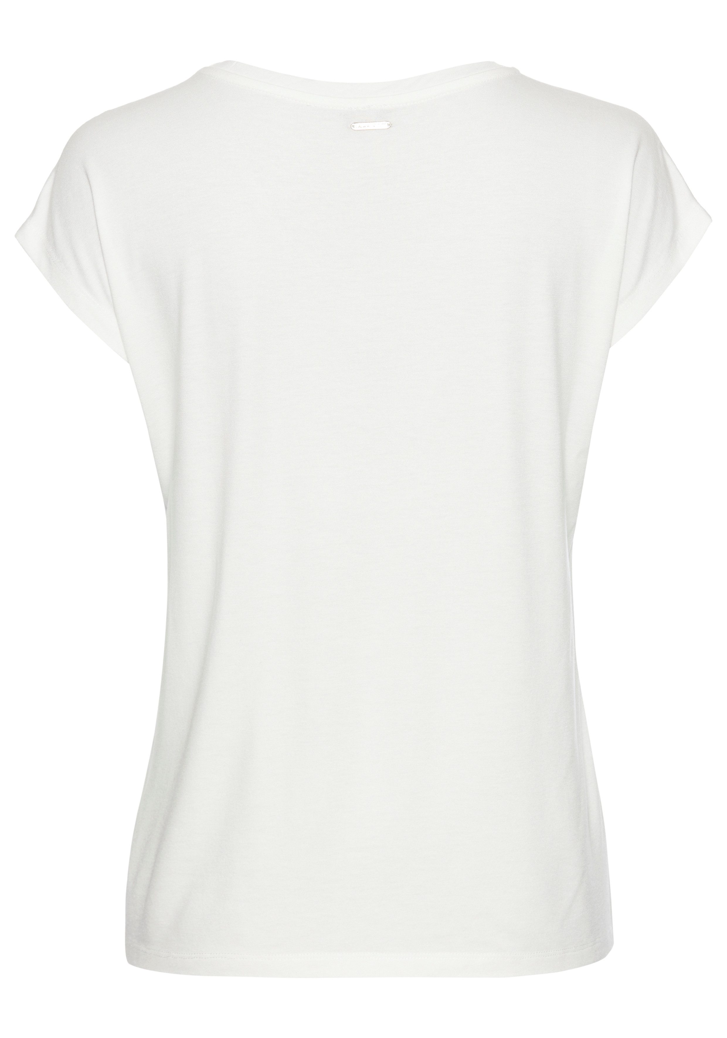 Laura Scott Shirtbluse mit edel-dezentem Blumendruck auf Satin