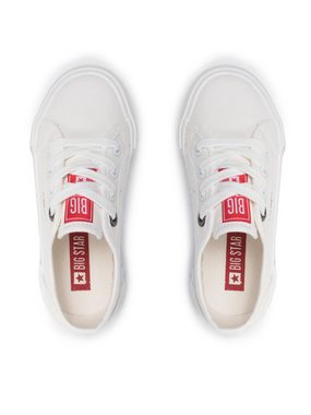 BIG STAR Sneakers aus Stoff JJ374170 White Sneaker