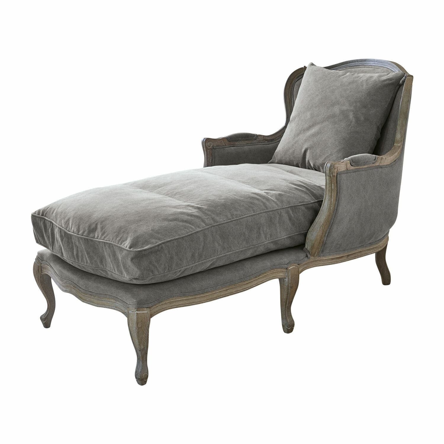 Mirabeau Sofa Chaiselongue Muel grau/braun