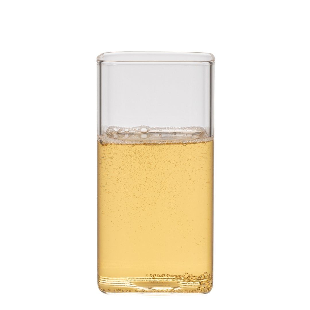 Glas Quadratische Glas Japanische Getränkebecher Hitzebeständig 350 ml