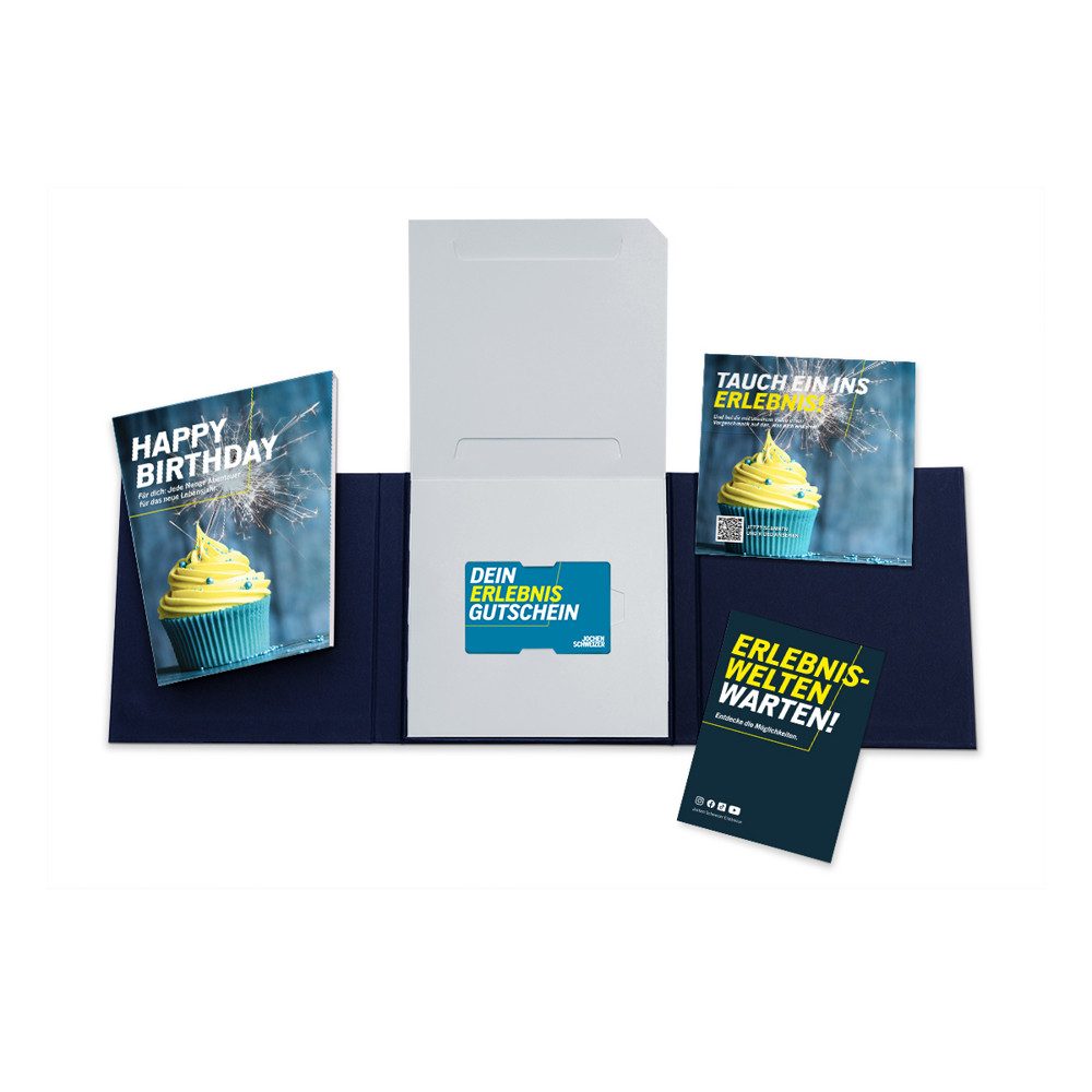 Jochen Schweizer Erlebnisgutschein Geschenkbox Zum Geburtstag, Schön, dass du geboren bist und kein Erlebnis mehr vermisst