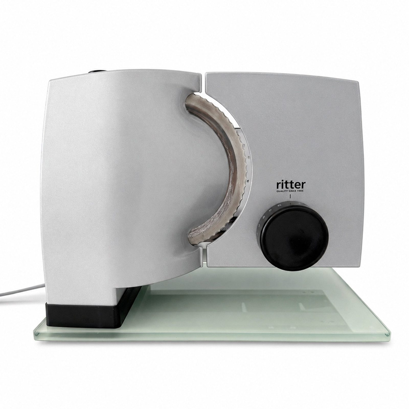 ritter Allesschneider sono1 si, Made in Germany, Metallgehäuse, Edelstahlmesser, ECO-Motor