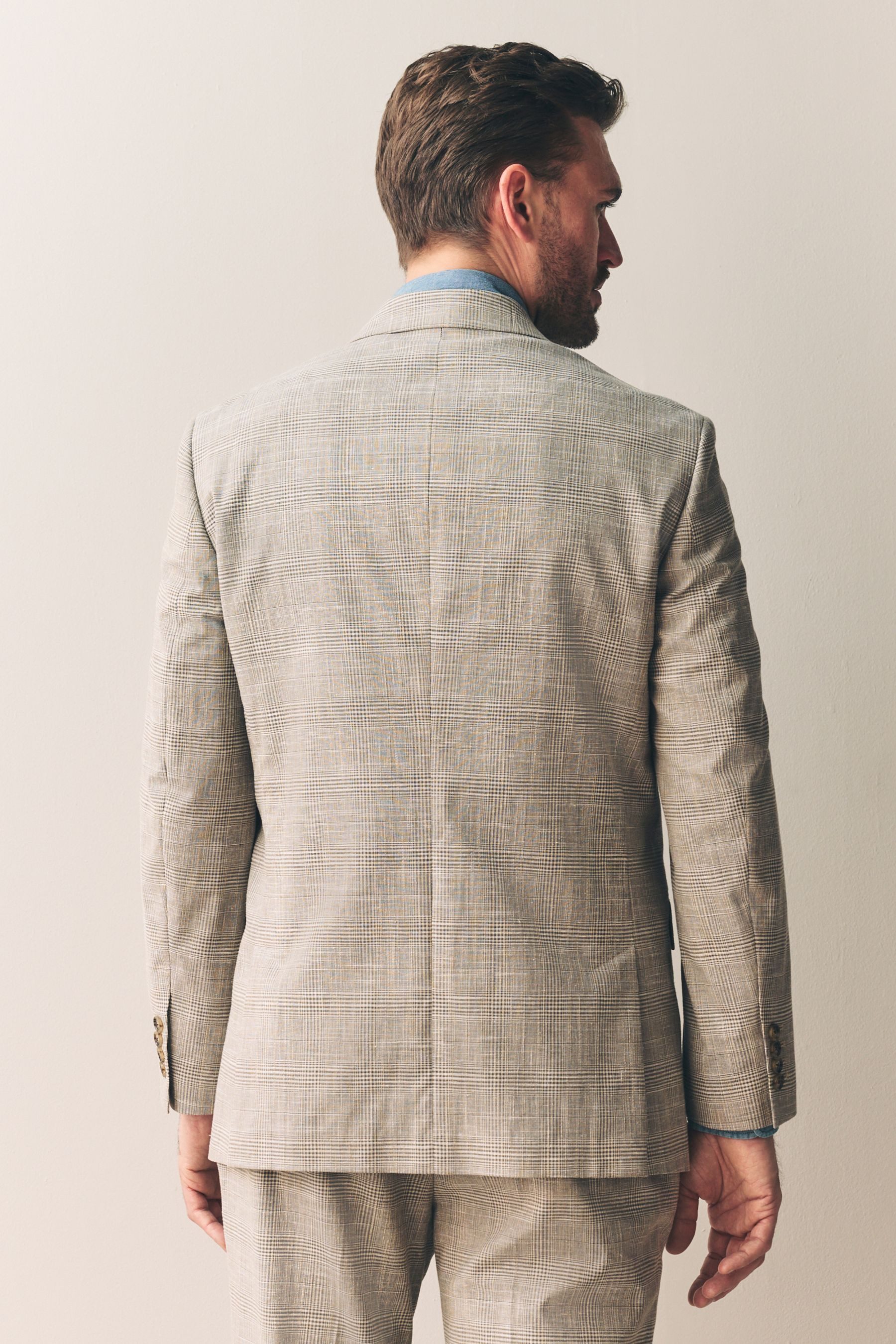 Next Sakko Tollegno Anzugjacke aus Leinengemisch, Slim Fit (1-tlg) günstig online kaufen