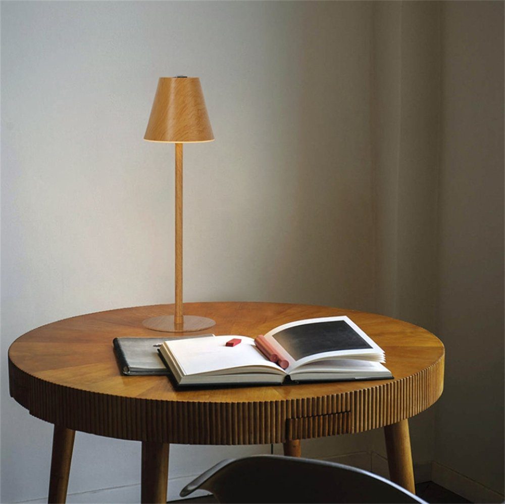 Nachttisch Schnur lose DAYUT Tisch lampen Schreibtischlampe dimmbare lampe LED Beschriftungsfarbe
