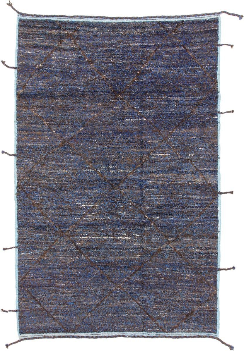 Orientteppich Berber Maroccan Design 181x282 Handgeknüpfter Moderner Orientteppich, Nain Trading, rechteckig, Höhe: 20 mm