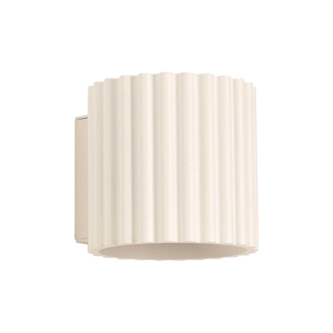 SOLLUX lighting Wandleuchte Wandleuchte Aura Beige G9, Nicht enthalten