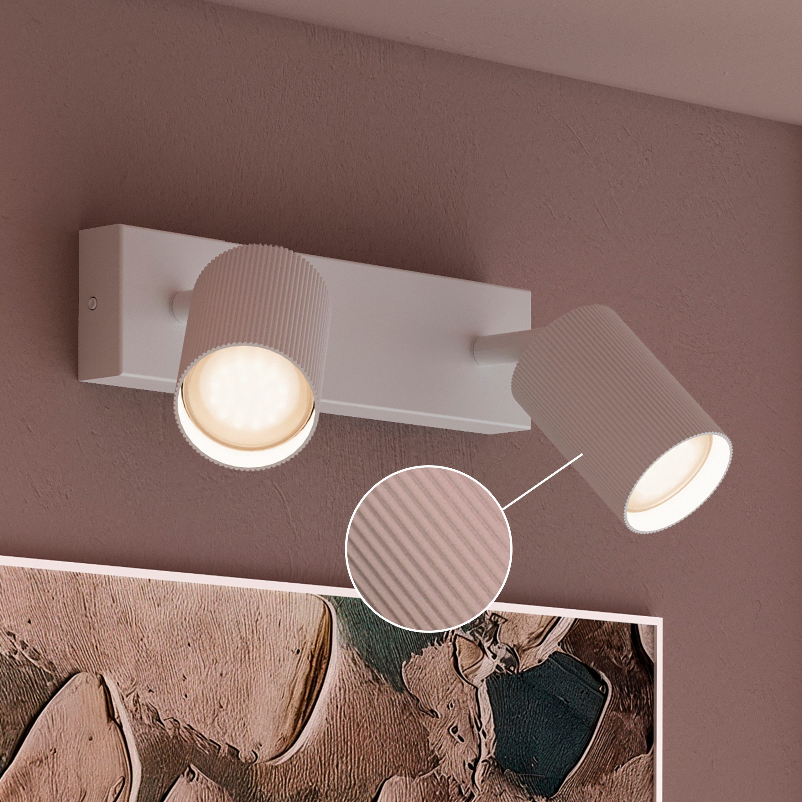Philips Deckenspot Wyatt LED, Aluminium, exklusive GU10, ohne Leuchtmittel, Wand- & Deckenmontage, schwenkbar