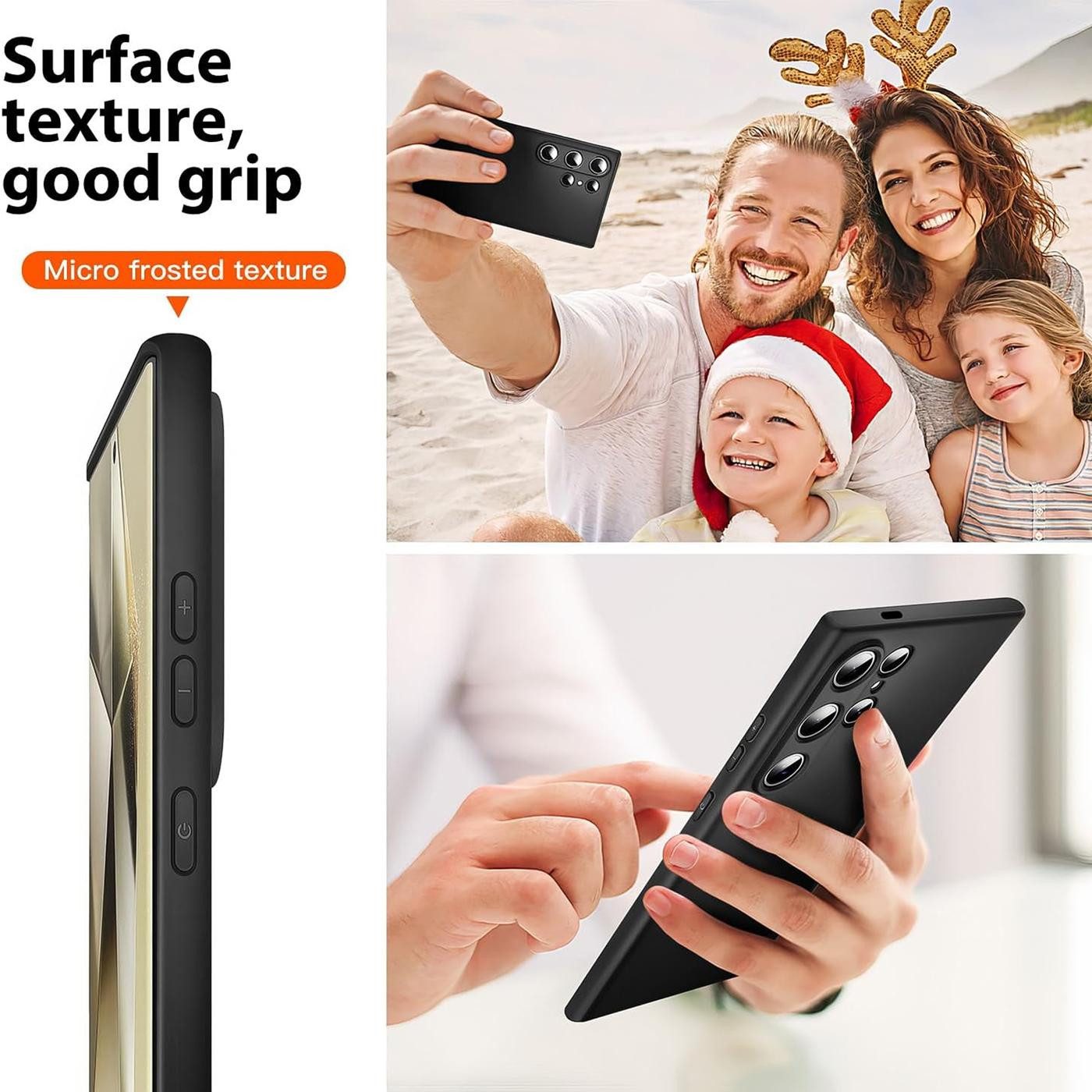 CoolGadget Handyhülle Black Series Handy Hülle für Samsung Galaxy S26 Ultra 6,9 Zoll, Edle Silikon Schlicht Robust Schutzhülle für Samsung S26 Ultra Hülle – Bild 5 von 5