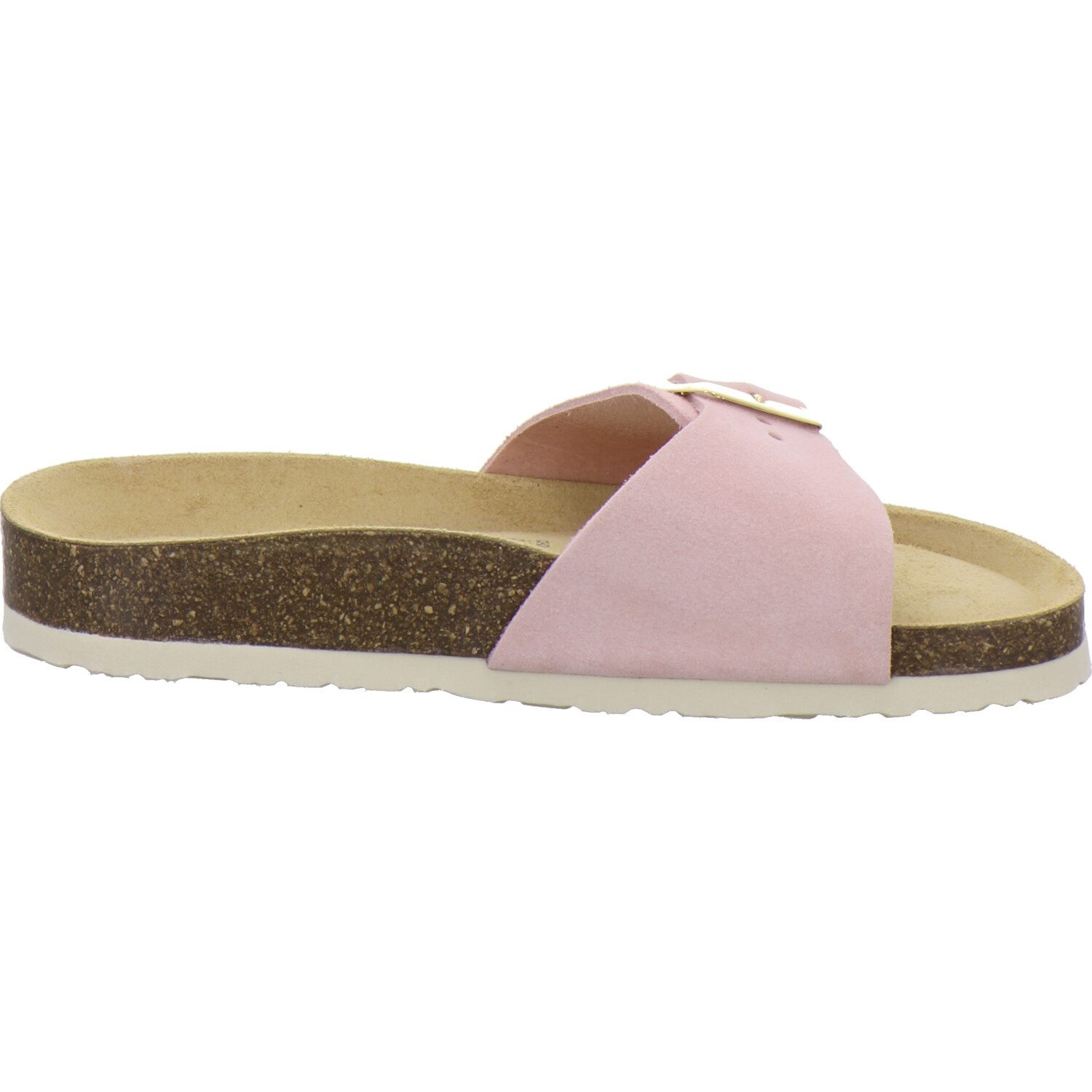 AFS-Schuhe 211232 Sommer Pantolette für Damen mit Fußbett, bequeme Sandalen aus Leder