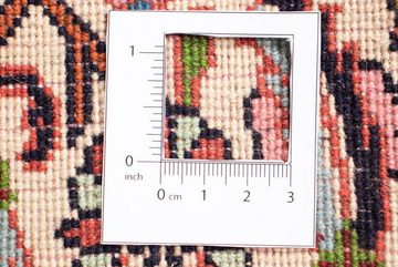 Orientteppich Perser - Bidjar quadratisch - 202 x 197 cm - helrot, morgenland, quadratisch, Höhe: 15 mm, Wohnzimmer, Handgeknüpft, Einzelstück mit Zertifikat