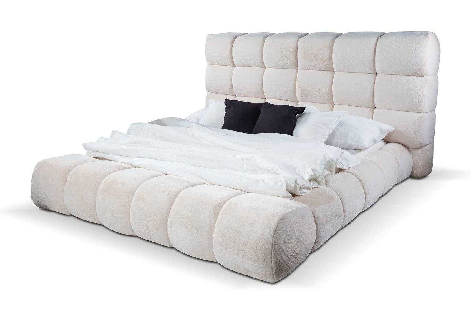 JVmoebel Bett Bett 1x Holz Modern Luxus Made in (1-tlg., Neu Europa Bettrahmen Bettgestell Doppelbetten Bett), Design