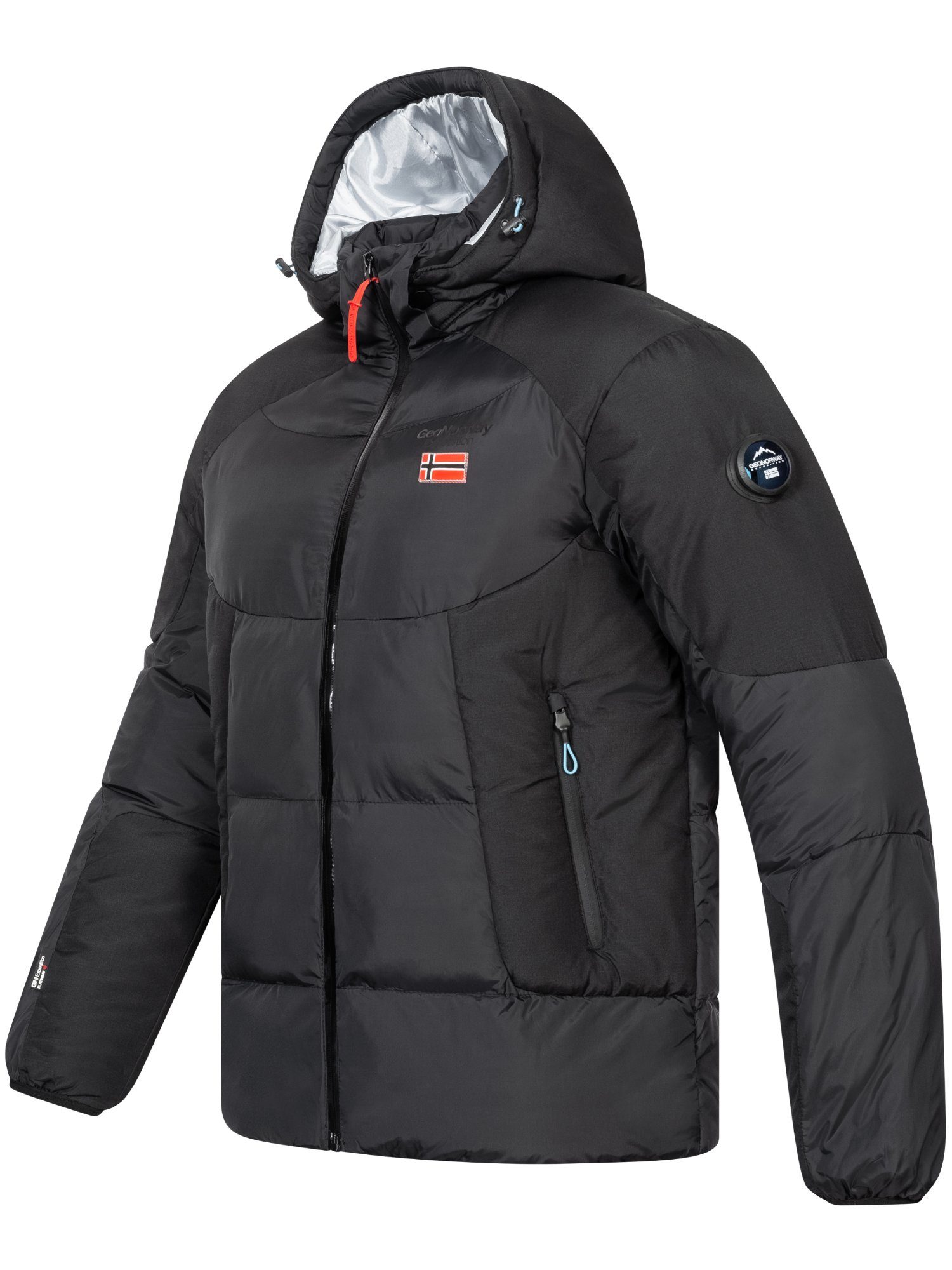 Geo Norway Winterjacke Herren Winterjacke Steppjacke mit Kapuze h-362 günstig online kaufen