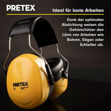 PRETEX Ohrenmütze Leichter Kapselgehörschutz, SNR 31 dB Prof. Kapselgehörschutz SNR 31 dB