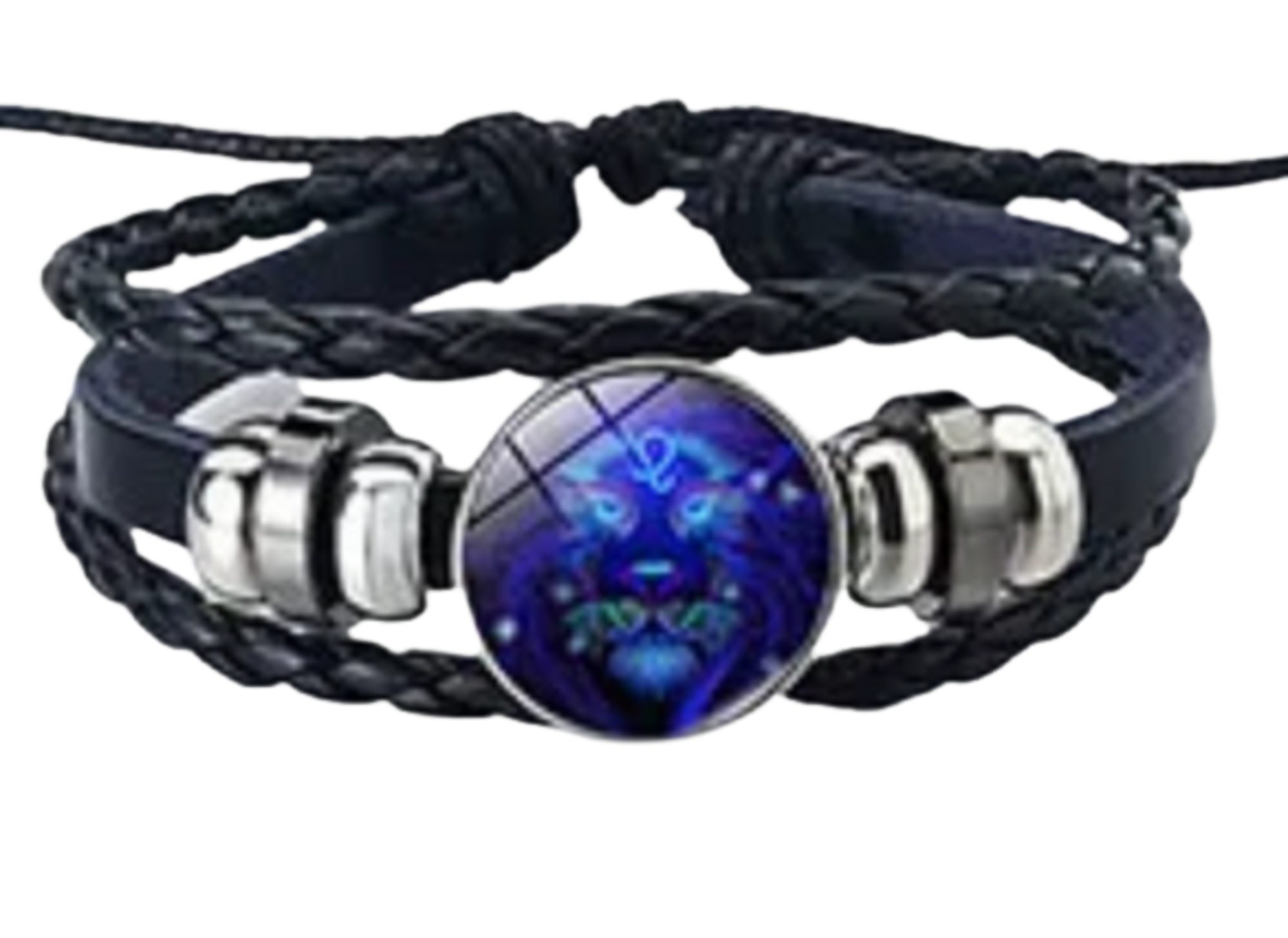 Stelby Armband mit Gravur Armband Sternzeichen Löwe mit 3D Gravur im Glas | Armbänder mit Gravur