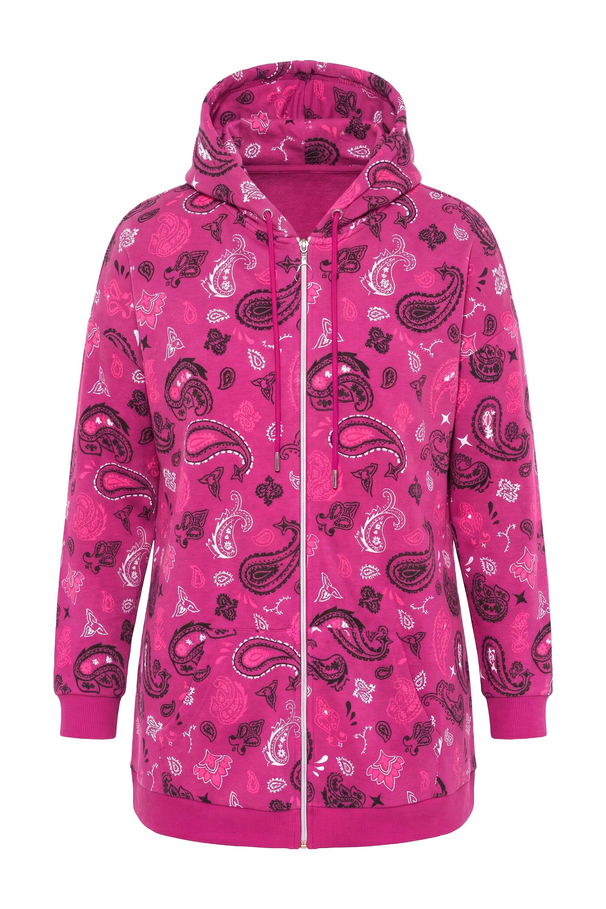 Angel of Style Sweatjacke Sweatjacke oversized Paisley Kapuze günstig online kaufen