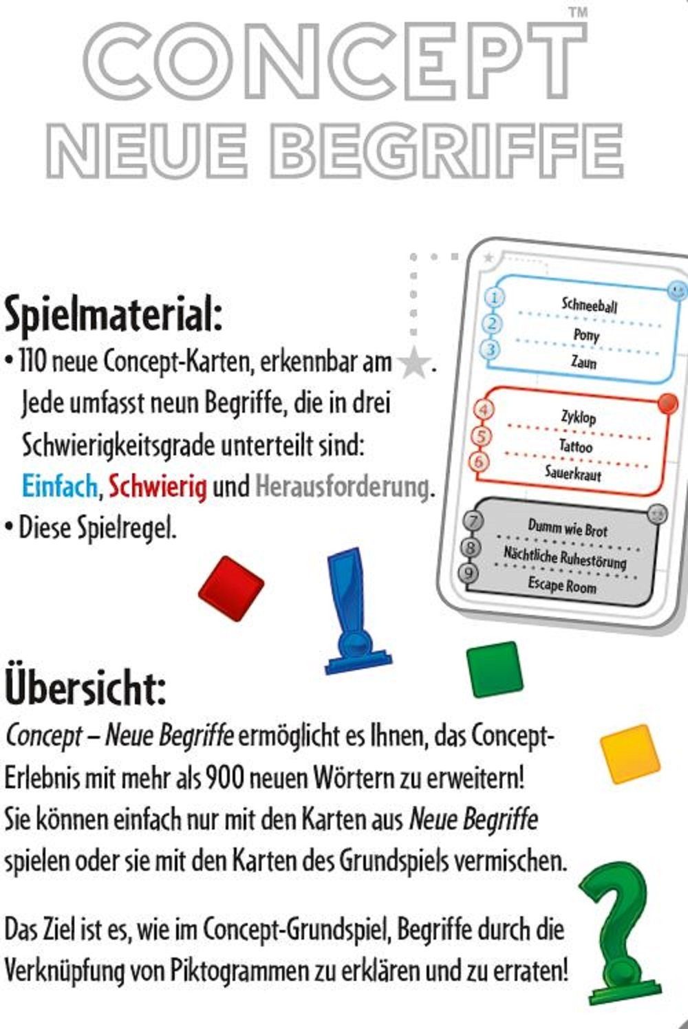 Repos Production Spiel Concept – Neue Begriffe Erweiterung, Familienspiel