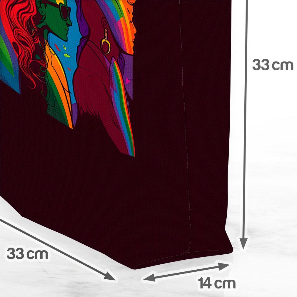 L Club parade VOID pride Henkeltasche LGBTQ (1-tlg), club flag Anime Comic Gay Regenbogen Grafik