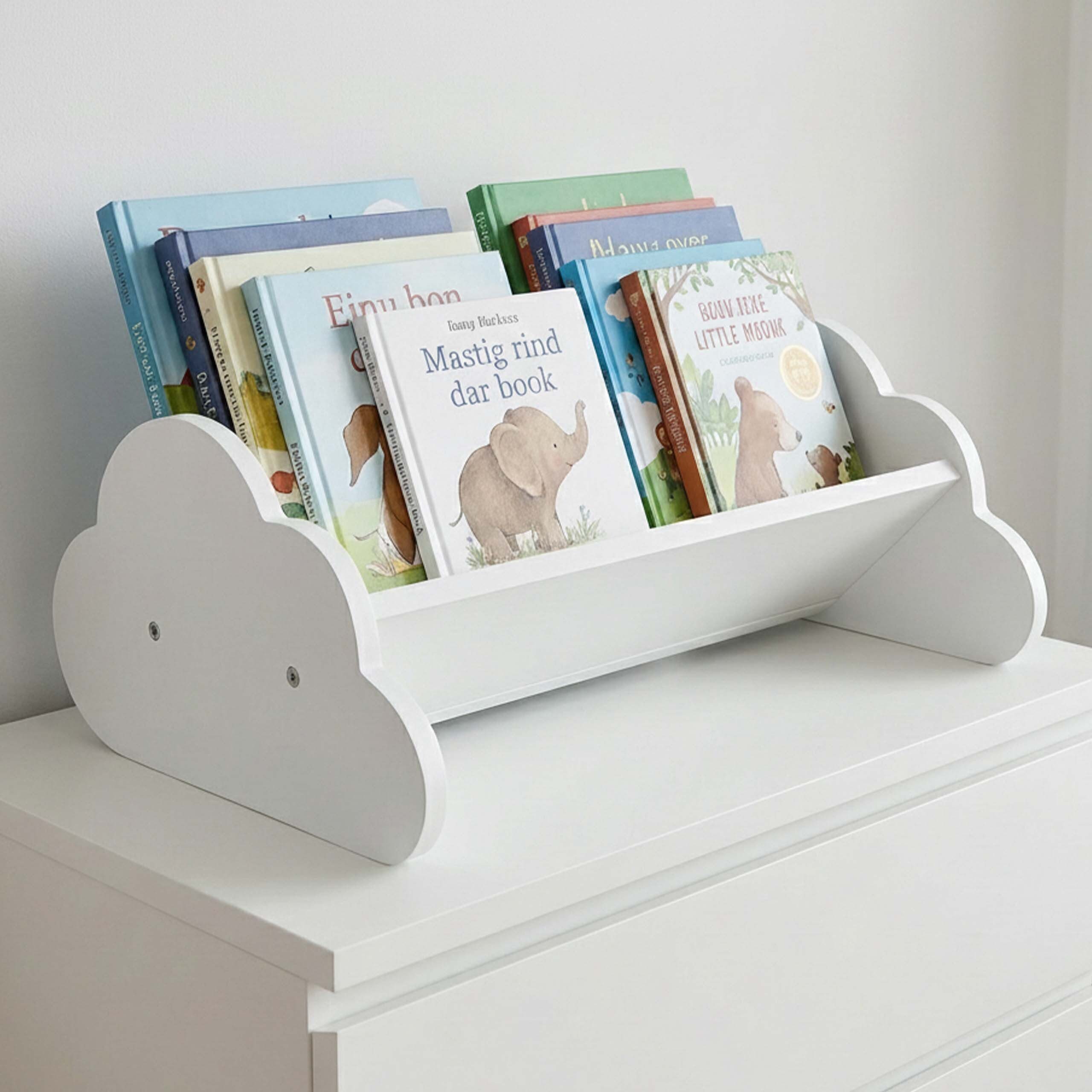 relaxdays Kinderregal Bücherregal Kinder Wolke
