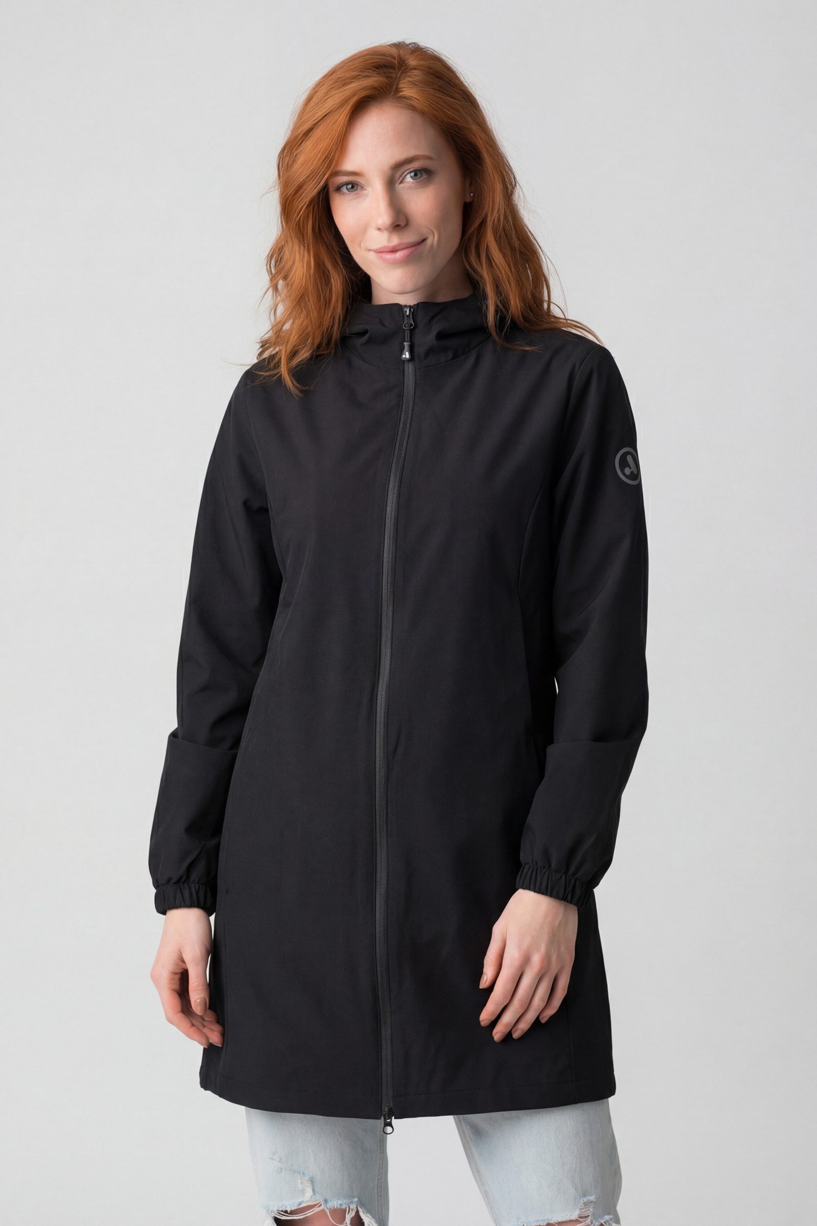 Alife & Kickin Sommerjacke Damen TorilAK A Übergangsjacke, Jacke lange Übergangsjacke mit abnehmbarer Kapuze und Reißverschluss