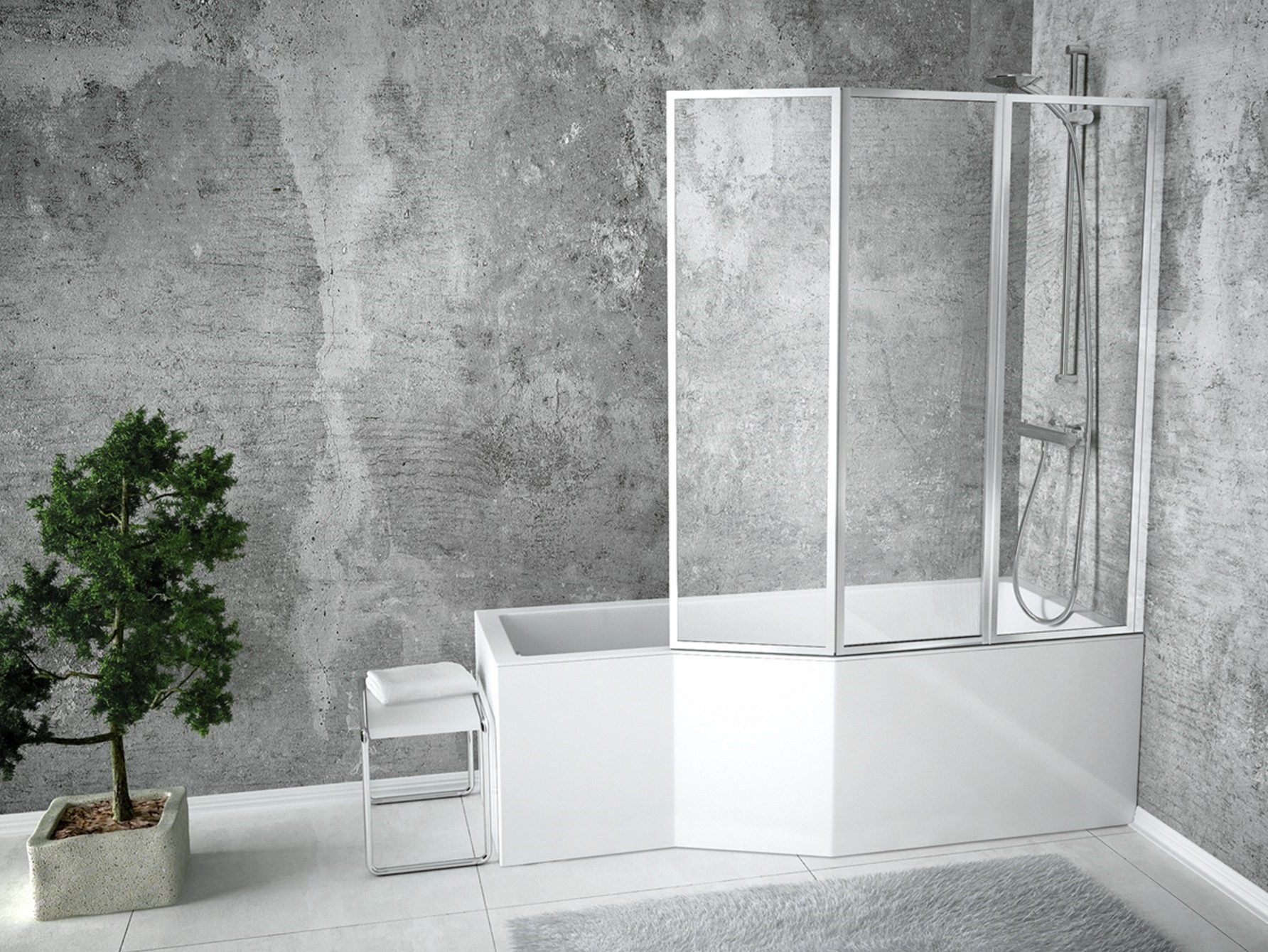 KOLMAN Badewanne Eckbadewanne Integra 170x75, (Links/Rechts), günstig online kaufen
