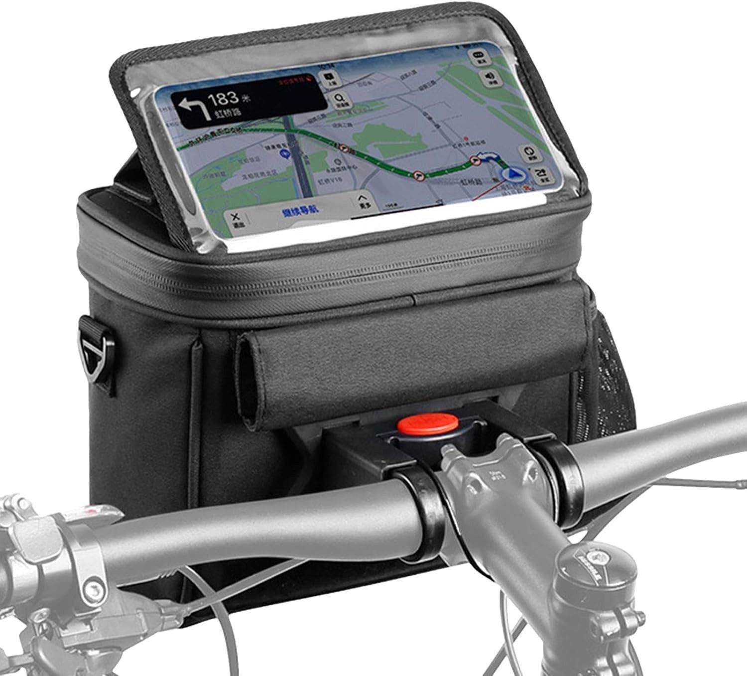 Fahrradtasche Wasserdichte, große Fahrradlenkertasche (4,5 L)