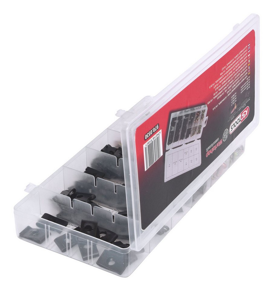 Thumbnail - KS Tools Muttern, (170-St), Sortiment Karosseriemuttern & Schrauben, 170-teilig