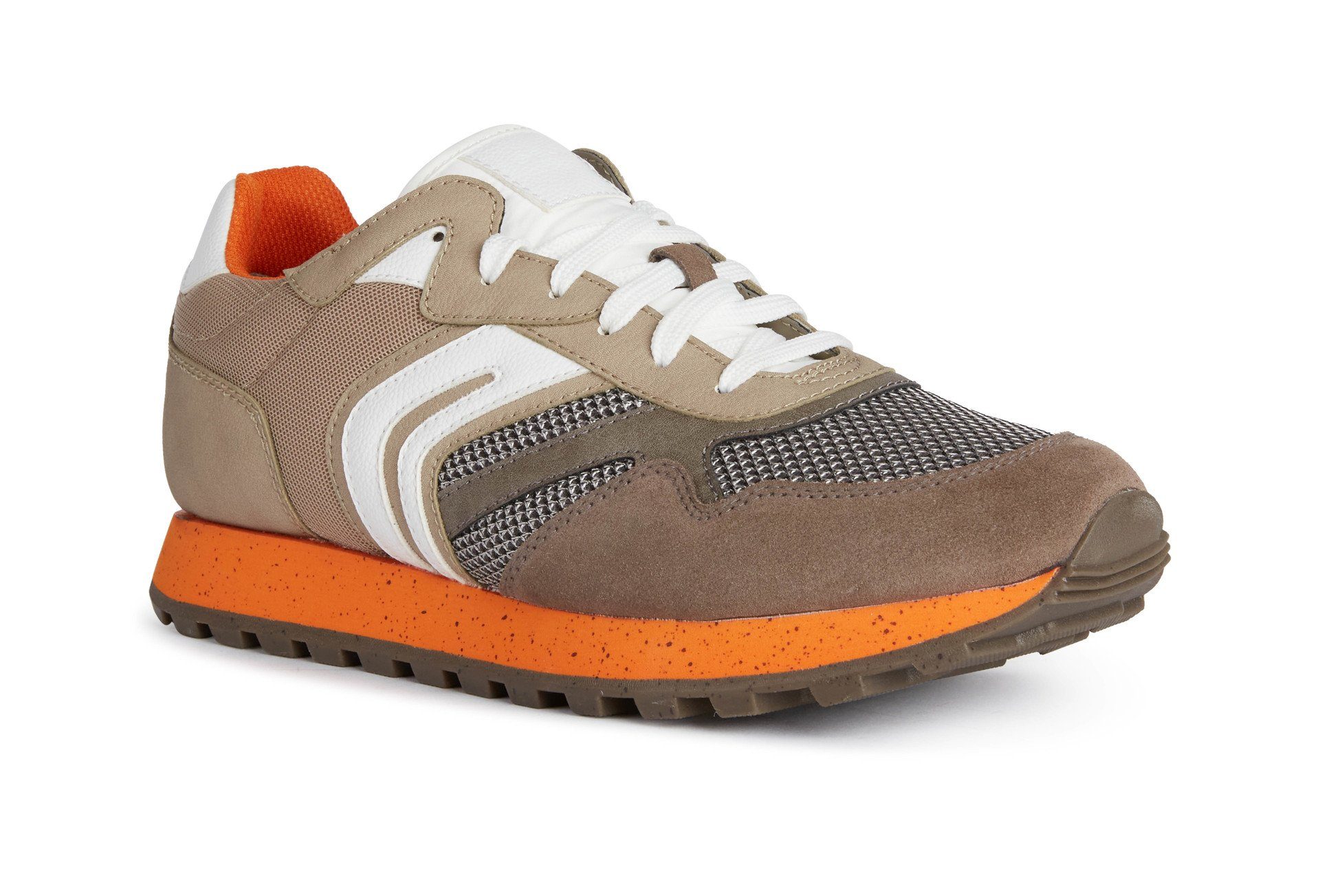 Geox Sneaker taupe/orange lt.