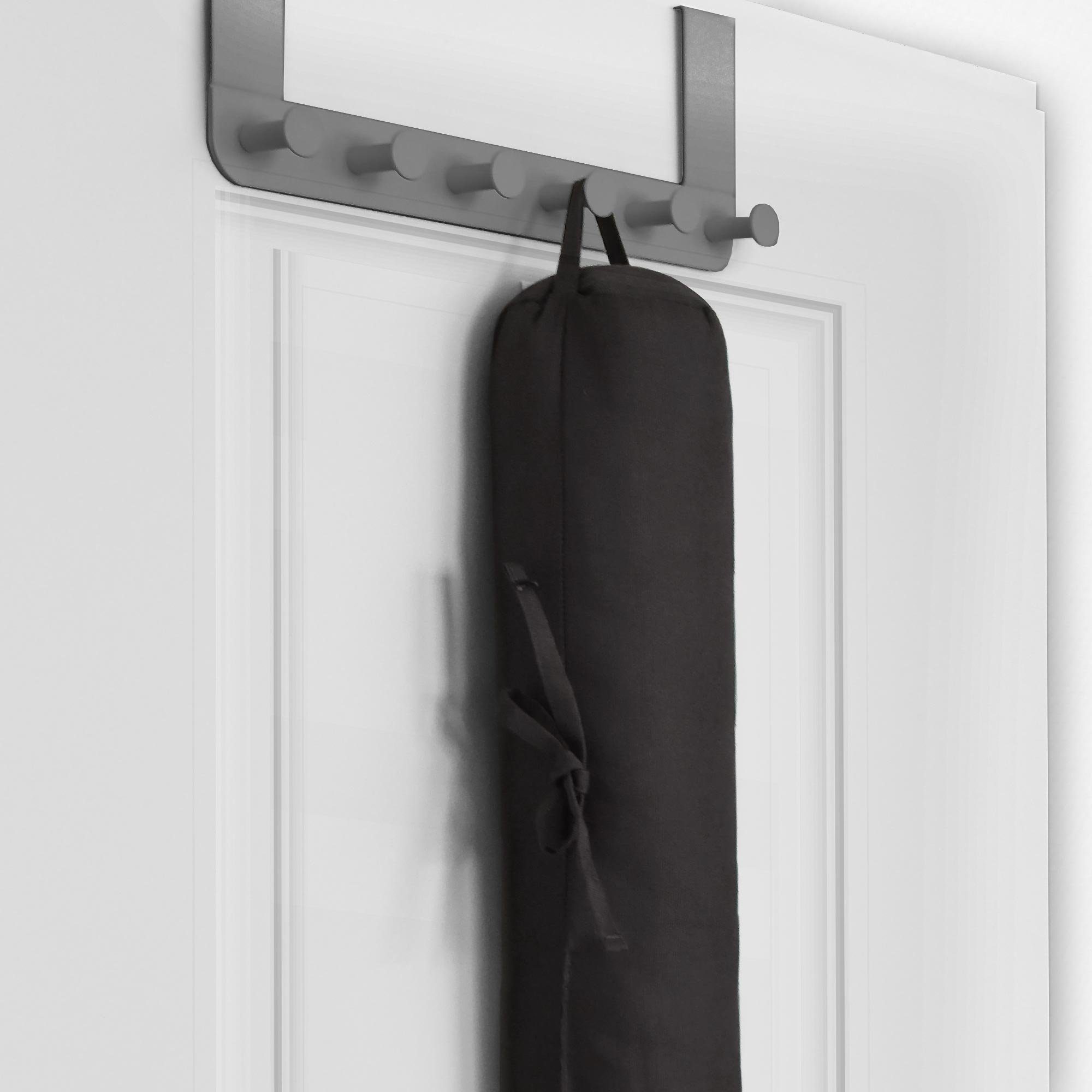 Beautissu Zugluftstopper Viento Zugluftstopper 120cm, 120x10cm, Anthrazit, Türluftstopper Haustür Kältestopper für Türen & Fenster – Bild 5 von 5
