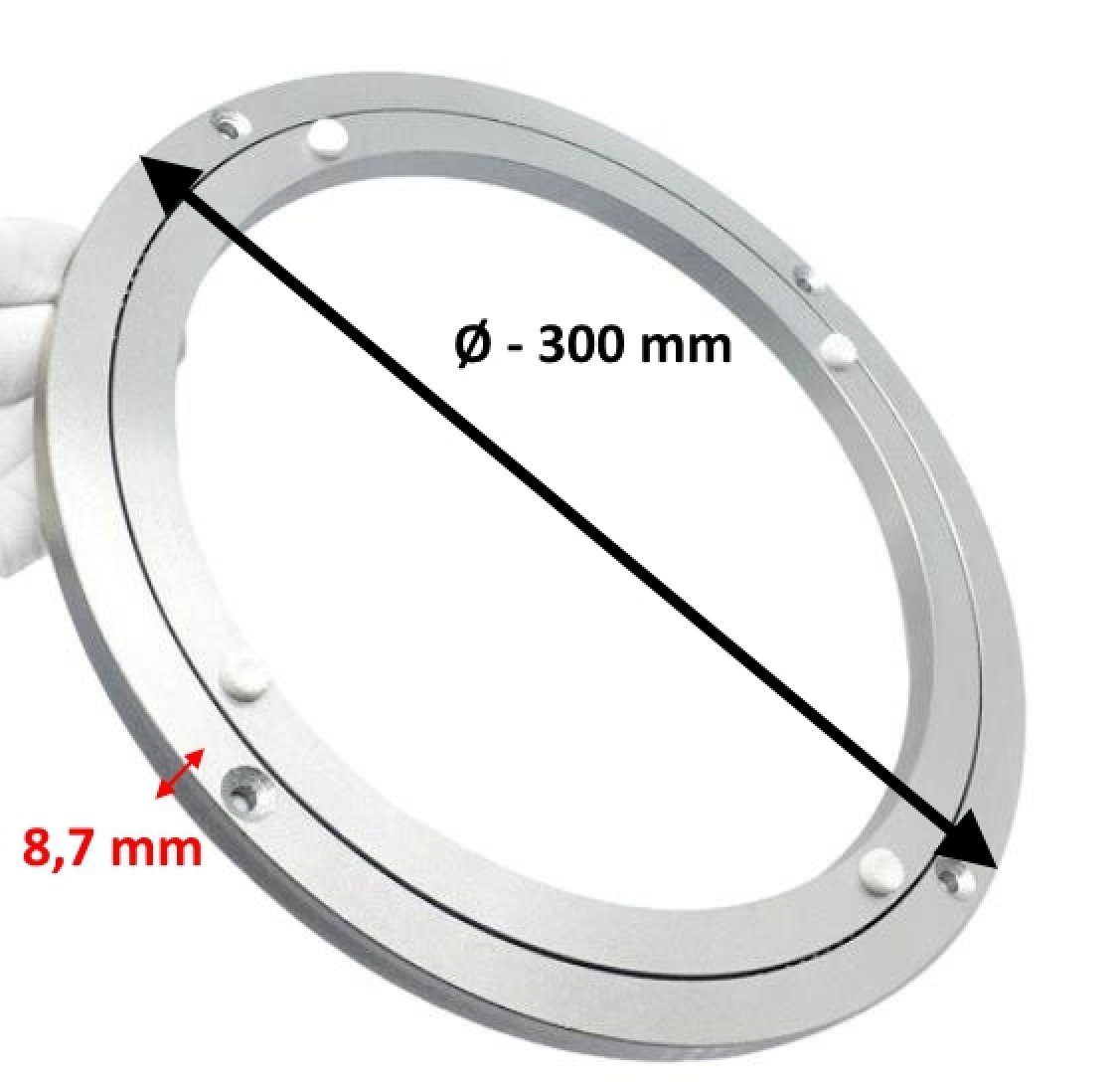 für Ø Tische, Drehscheibe runde Tischplatte BAYLI Tischplatte Drehkr Drehteller, 300mm