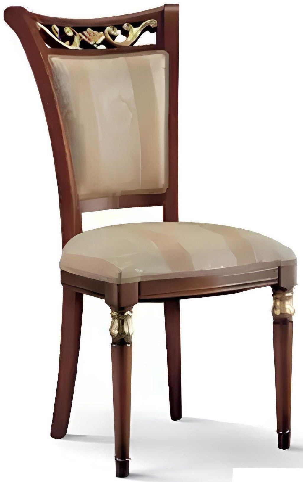 Xlmoebel Esszimmerstuhl Italienischer Luxusstuhl aus Echtholz mit elegantem Design, Hergestellt in Italy