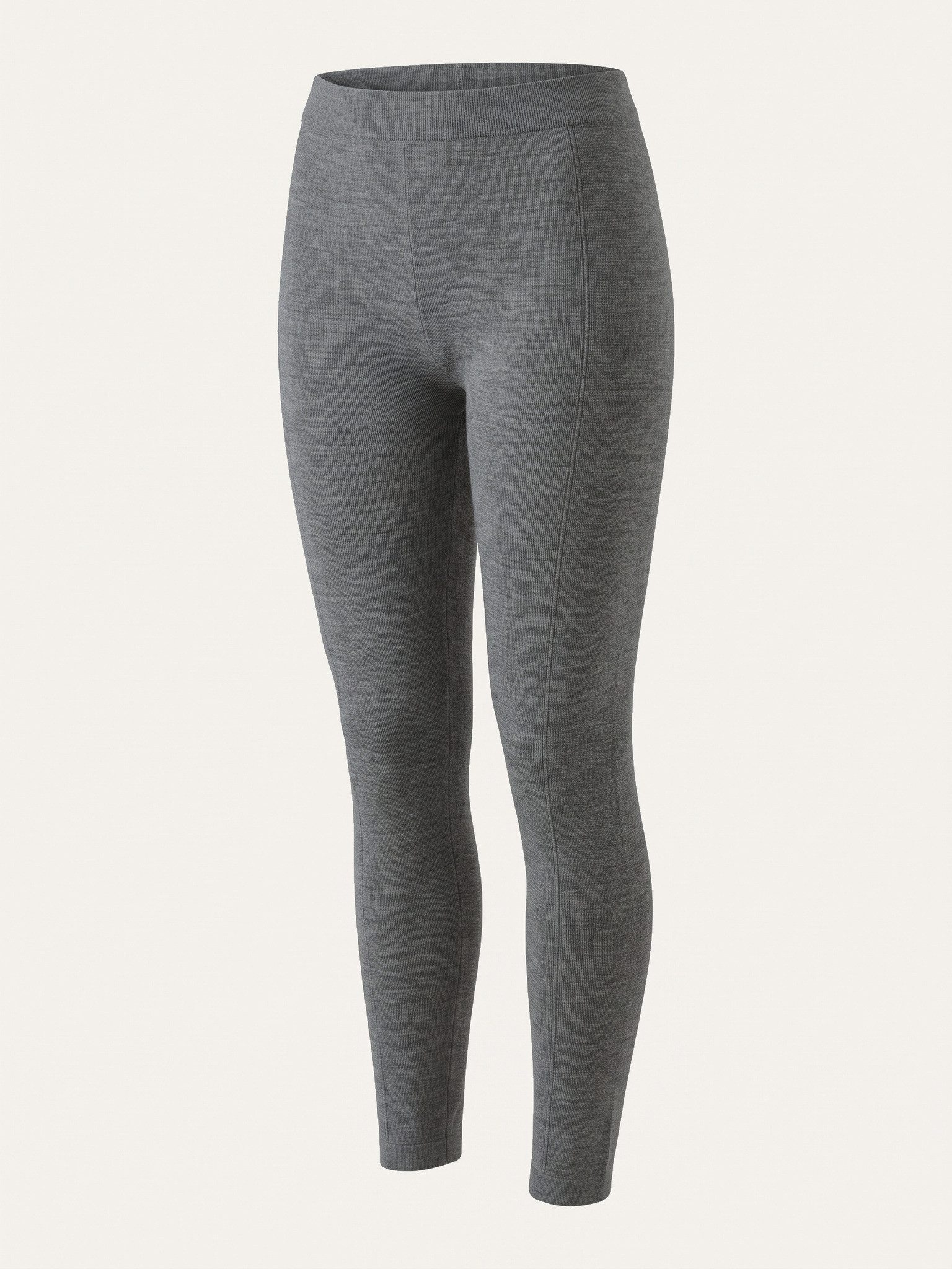 Black Snake Thermohose lang geschnittener Merino-Wolle-Mix für Damen an kalten Wintertagen (Thermo-Unterhose, 1-tlg., Grau Melange L) Wärmende Merinowolle wirkt geruchshemmend und angenehm atmungsaktiv