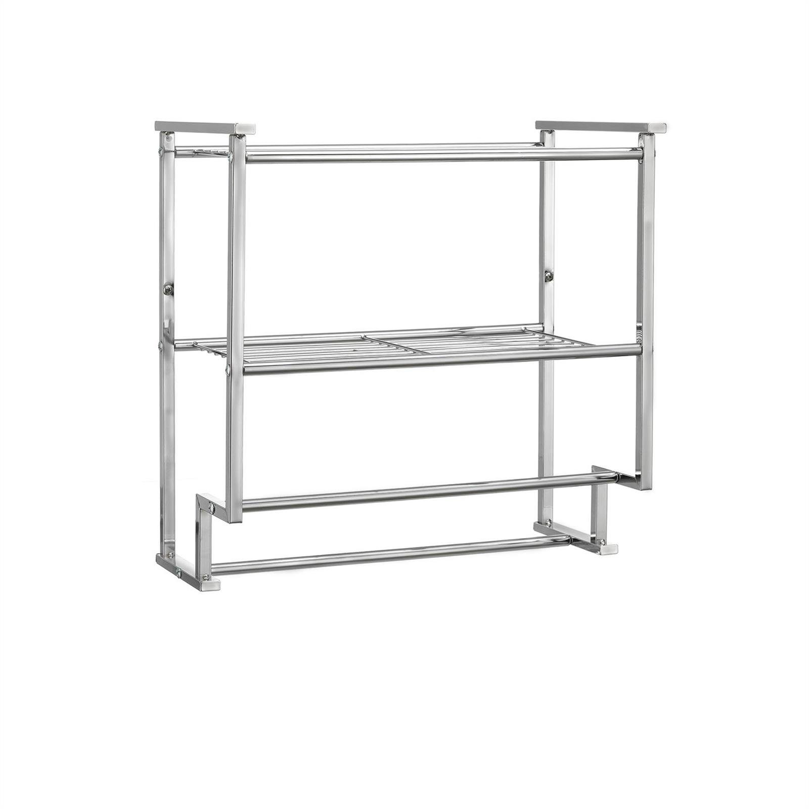 CARO-Möbel Wandregal BARIS, Handtuchhalter Bad Wandregal Hängeregal Duschre günstig online kaufen